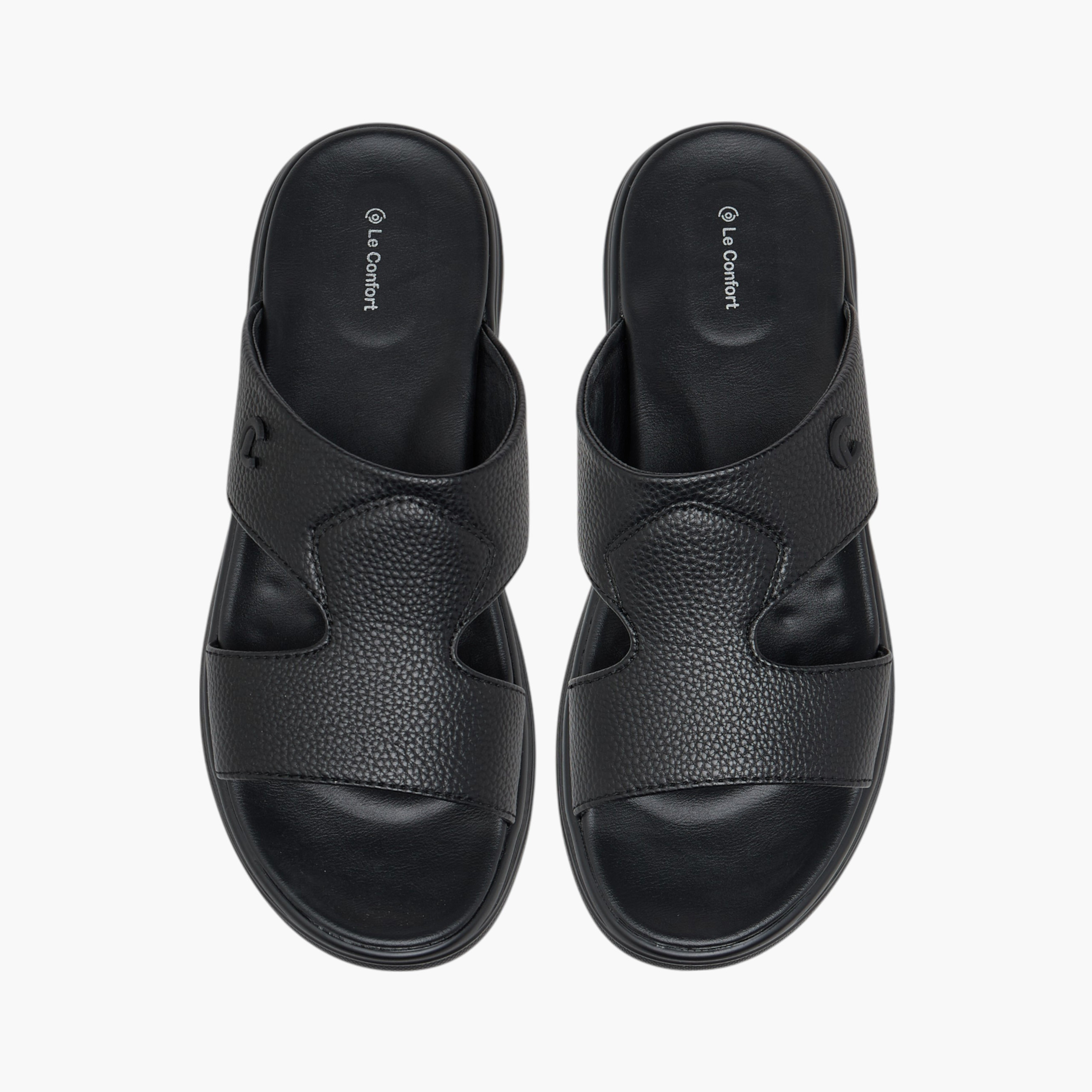 Le Confort Cutout Detail Slip-On Comfort Sandals-men-shoes-sandals-image-1