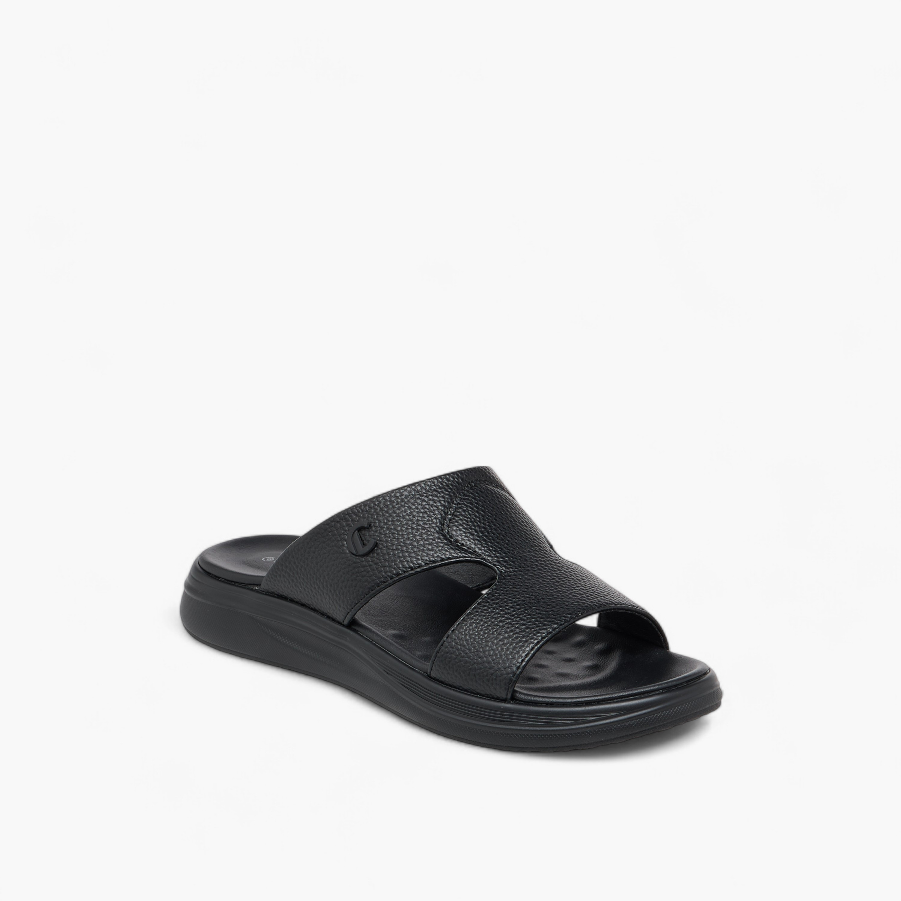 Le Confort Cutout Detail Slip-On Comfort Sandals-men-shoes-sandals-image-2
