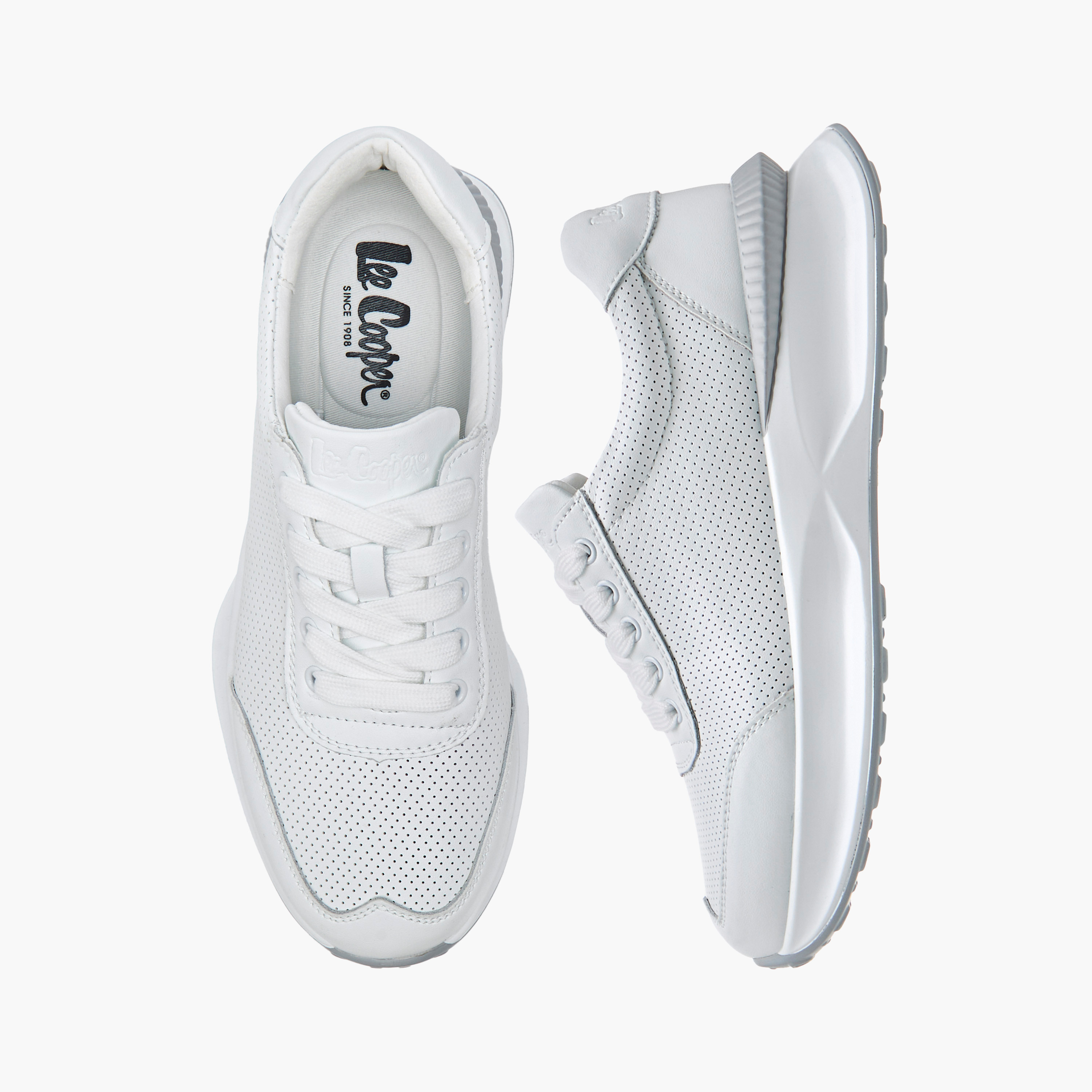 حذاء سنيكرز بارز الملمس برباط للنساء من لي كوبر-women-shoes-sneakers-image-1