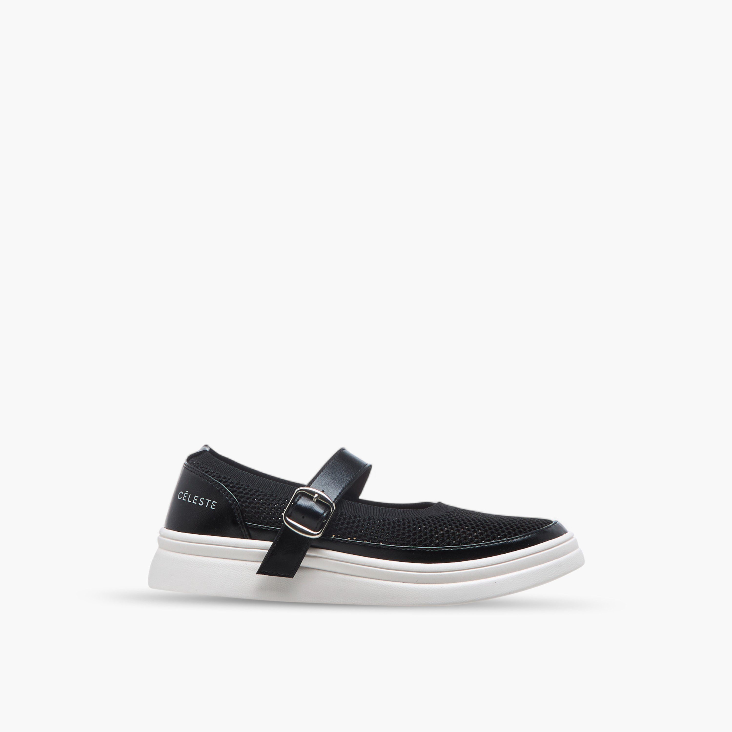 حذاء سنيكرز بارز الملمس بإبزيم إغلاق للنساء من سيليست - LS24040569-women-shoes-sneakers-image-8