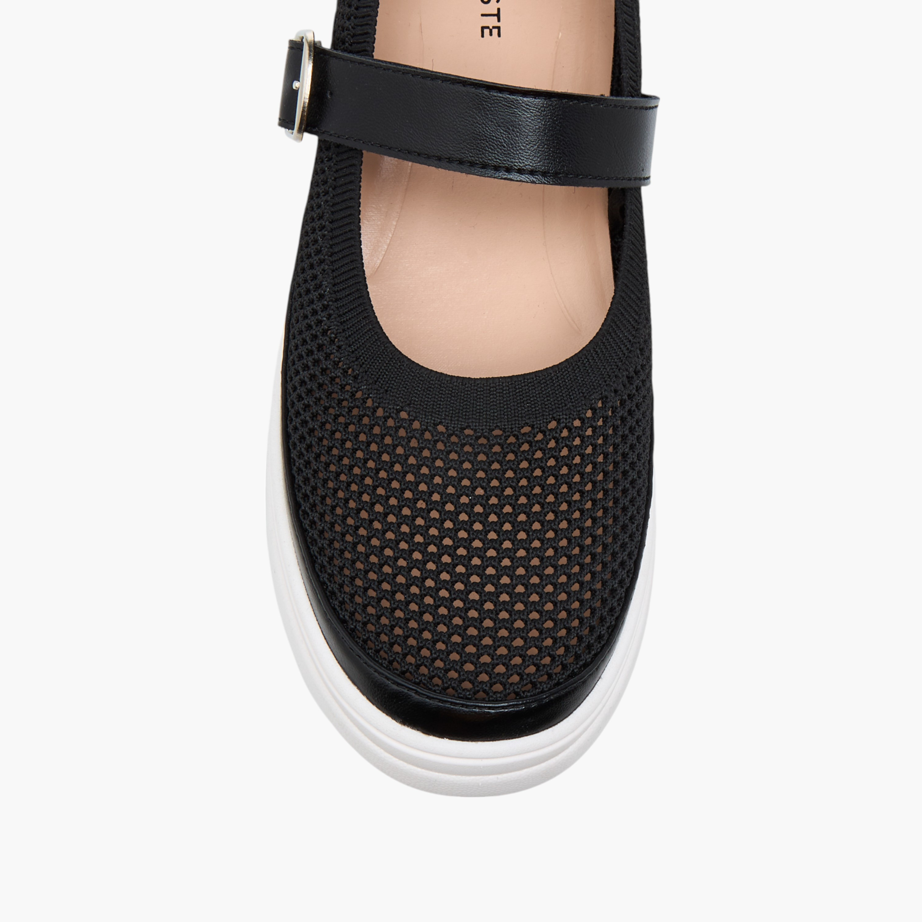 حذاء سنيكرز بارز الملمس بإبزيم إغلاق للنساء من سيليست - LS24040569-women-shoes-sneakers-image-9