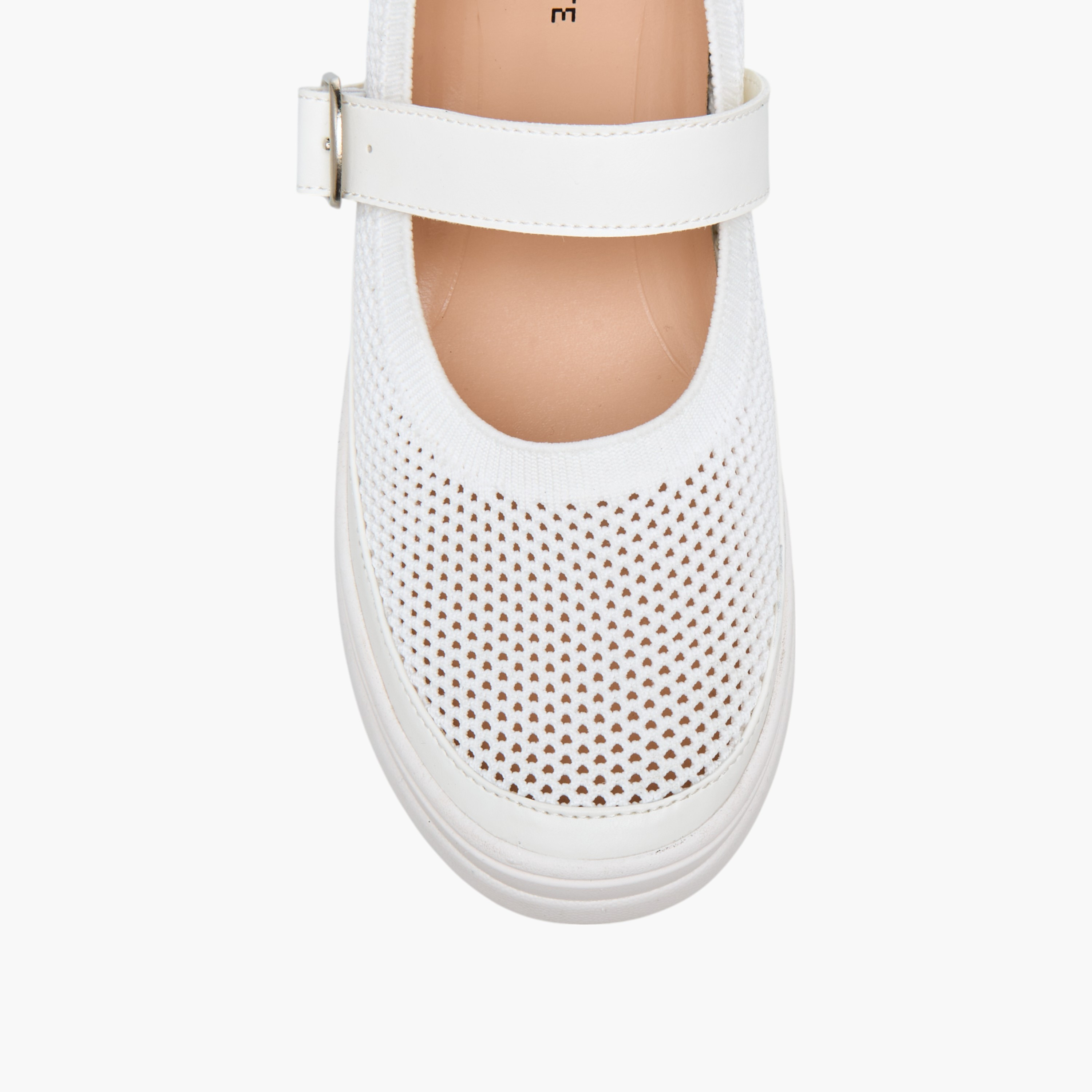 Celeste Women's Textured Sneakers with Buckle Closure - LS24040569-women-shoes-sneakers-image-4