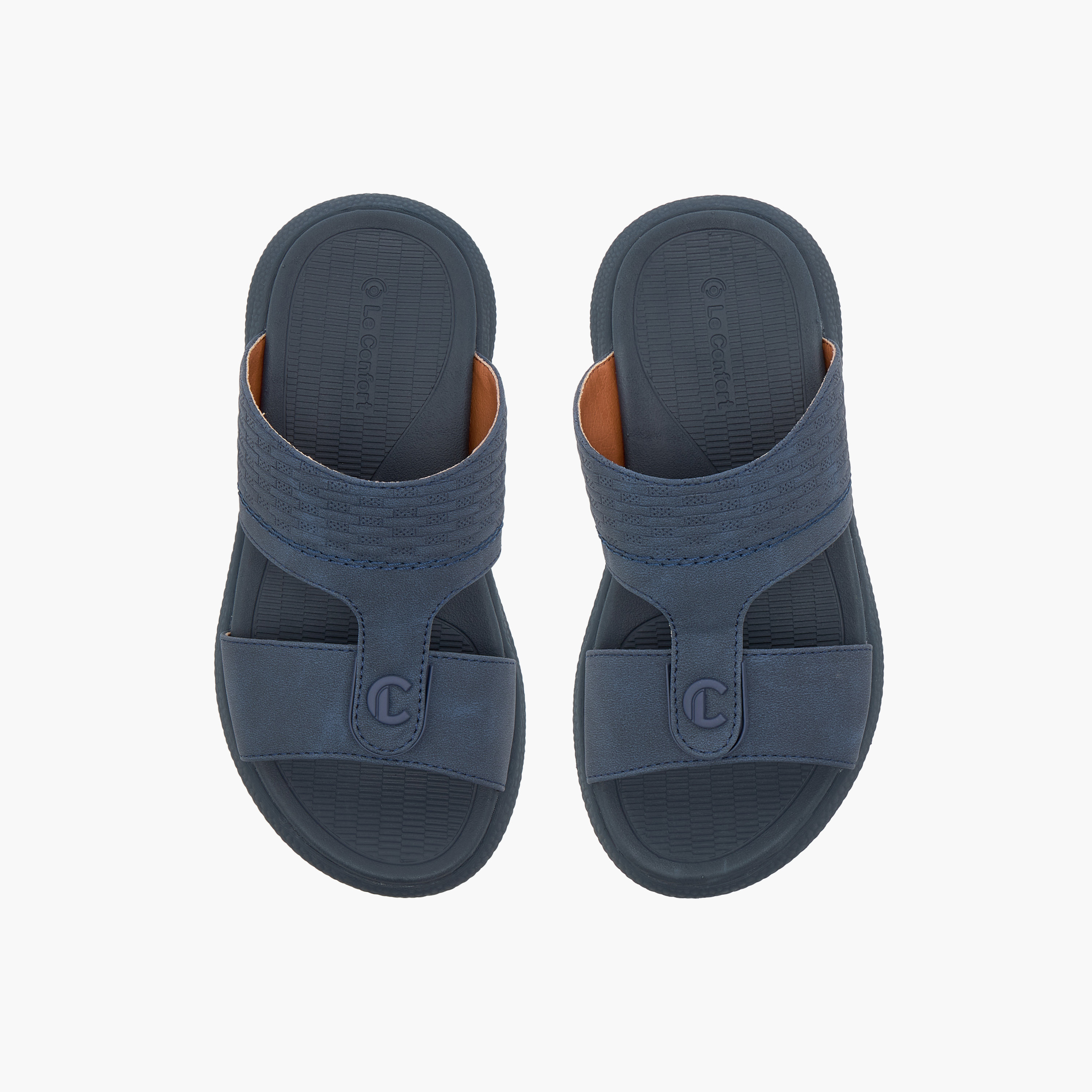 Le Confort Textured Comfort Arabic Sandals-boys-shoes-sandals-image-1
