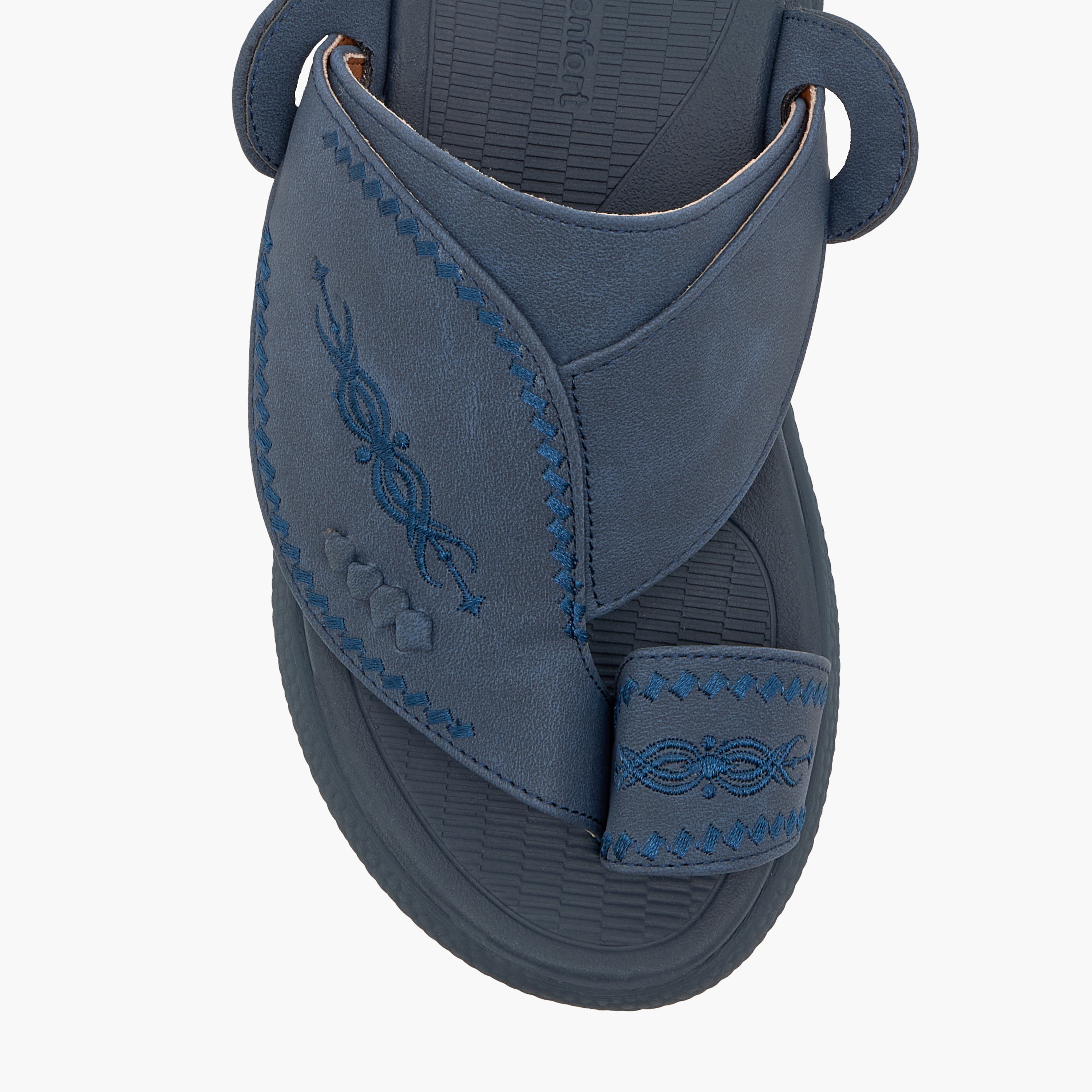Le Confort Embroidered Comfort Arabic Sandals with Toe Detail-boys-shoes-sandals-image-3