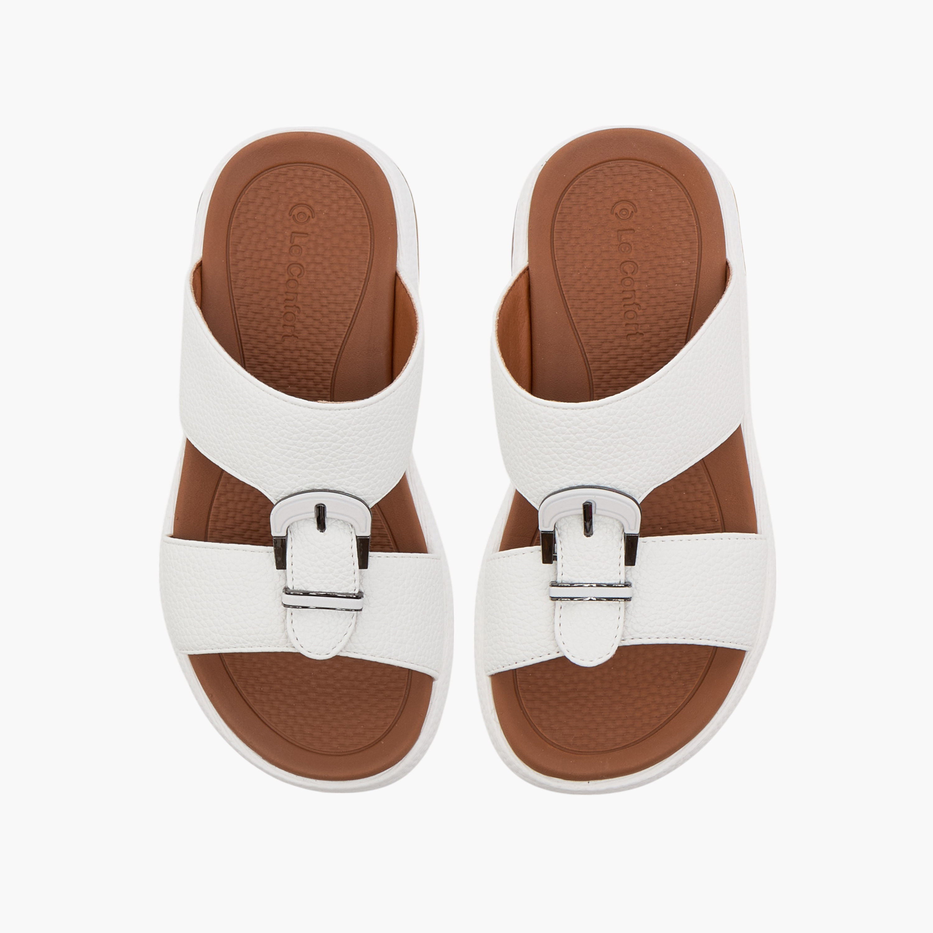 Le Confort Textured Slip-On Comfort Arabic Sandal-boys-shoes-sandals-image-1