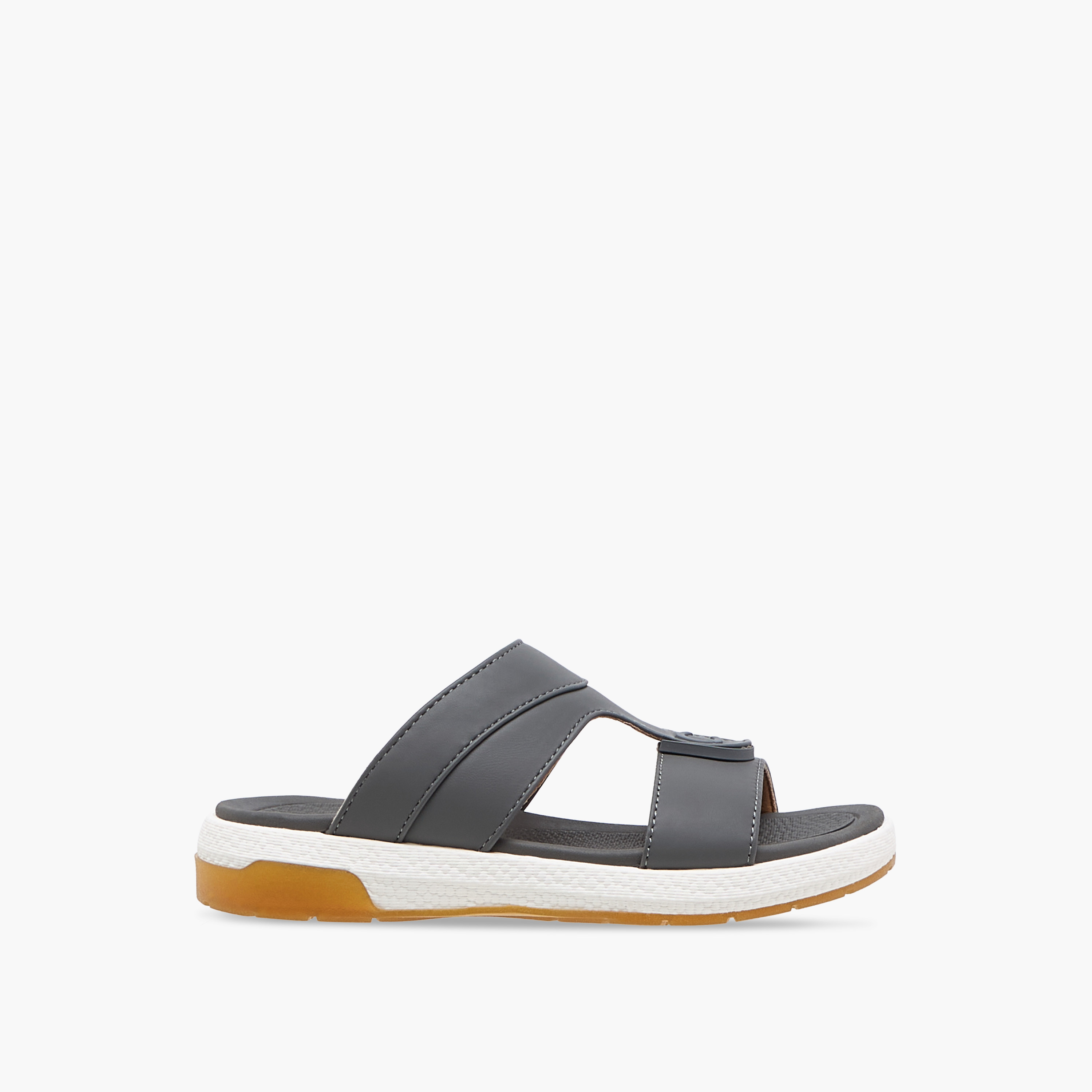 صندل عربي مريح سادة بزينة الشعار من لو كونفورت-boys-shoes-sandals-image-2
