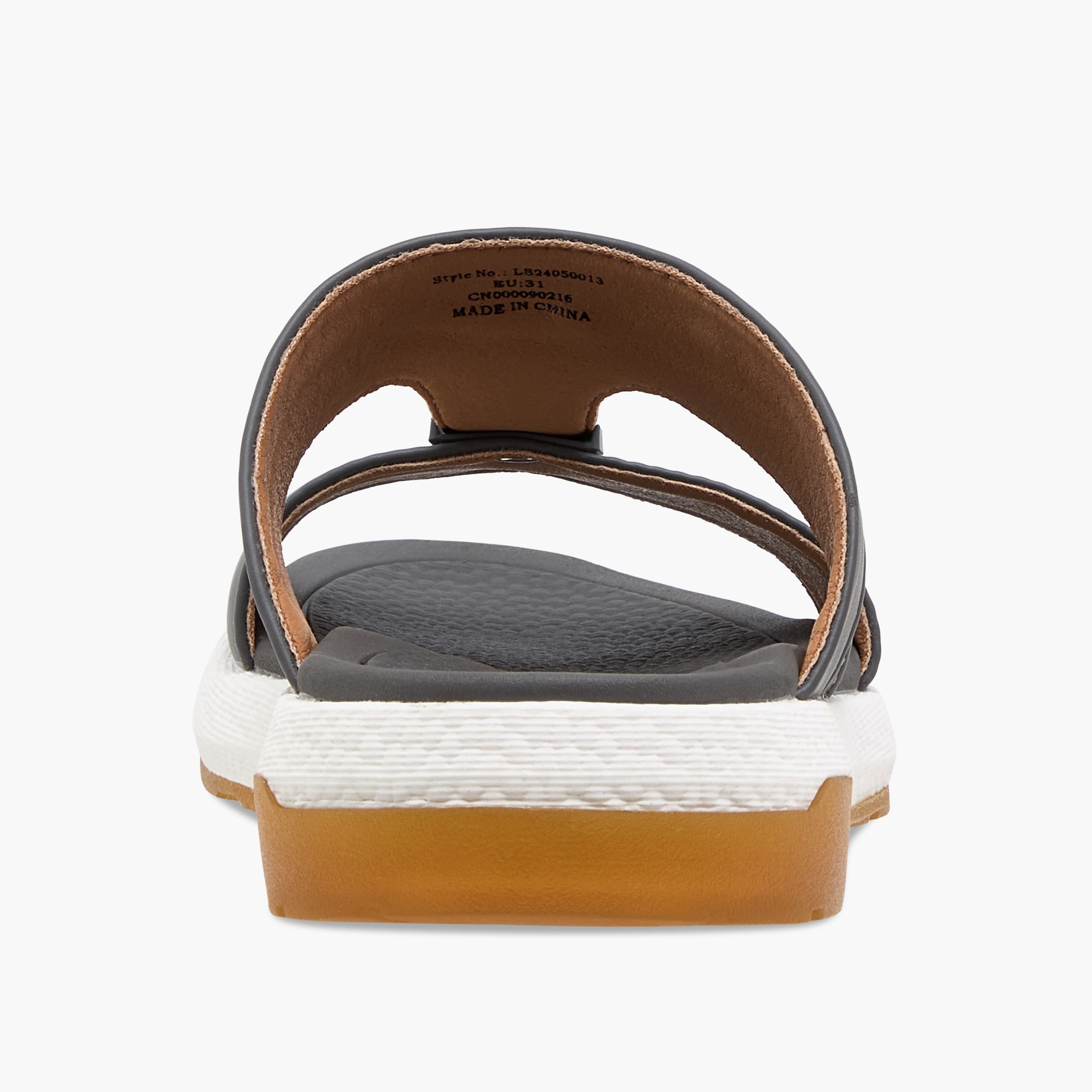 صندل عربي مريح سادة بزينة الشعار من لو كونفورت-boys-shoes-sandals-image-4