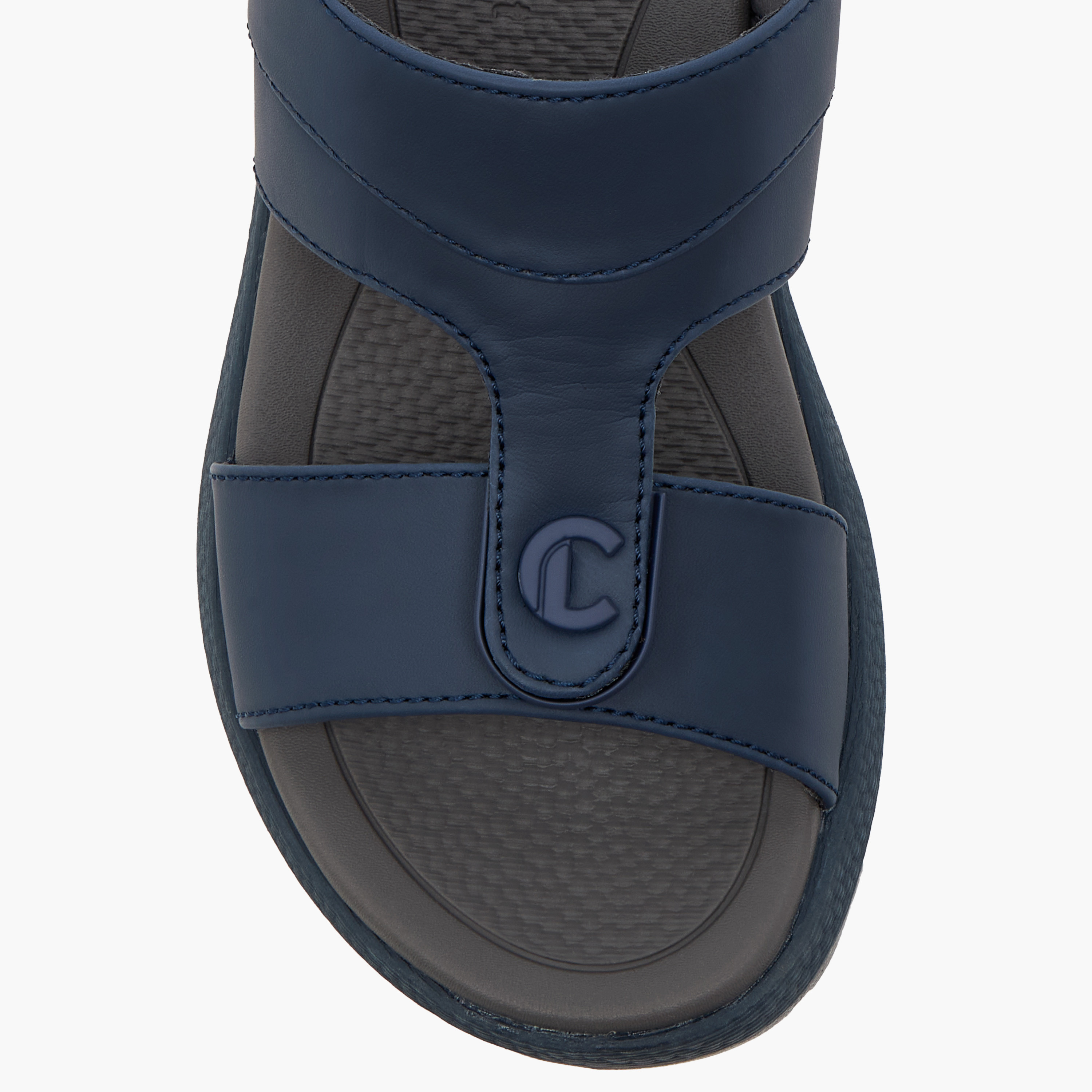 Le Confort Solid Comfort Arabic Sandals with Logo Accent-boys-shoes-sandals-image-3