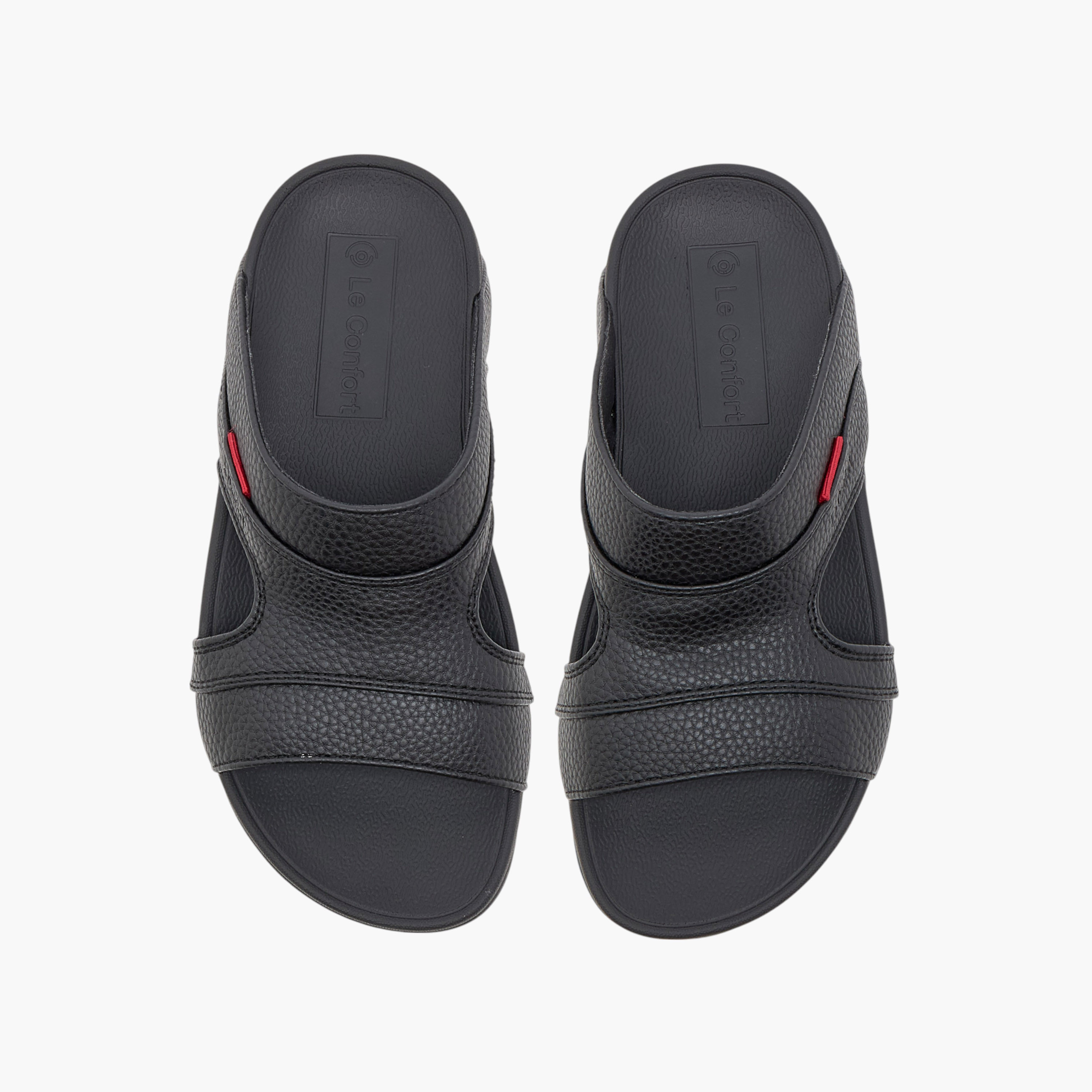 Le Confort Textured Slip-On Comfort Arabic Sandals-boys-shoes-sandals-image-1