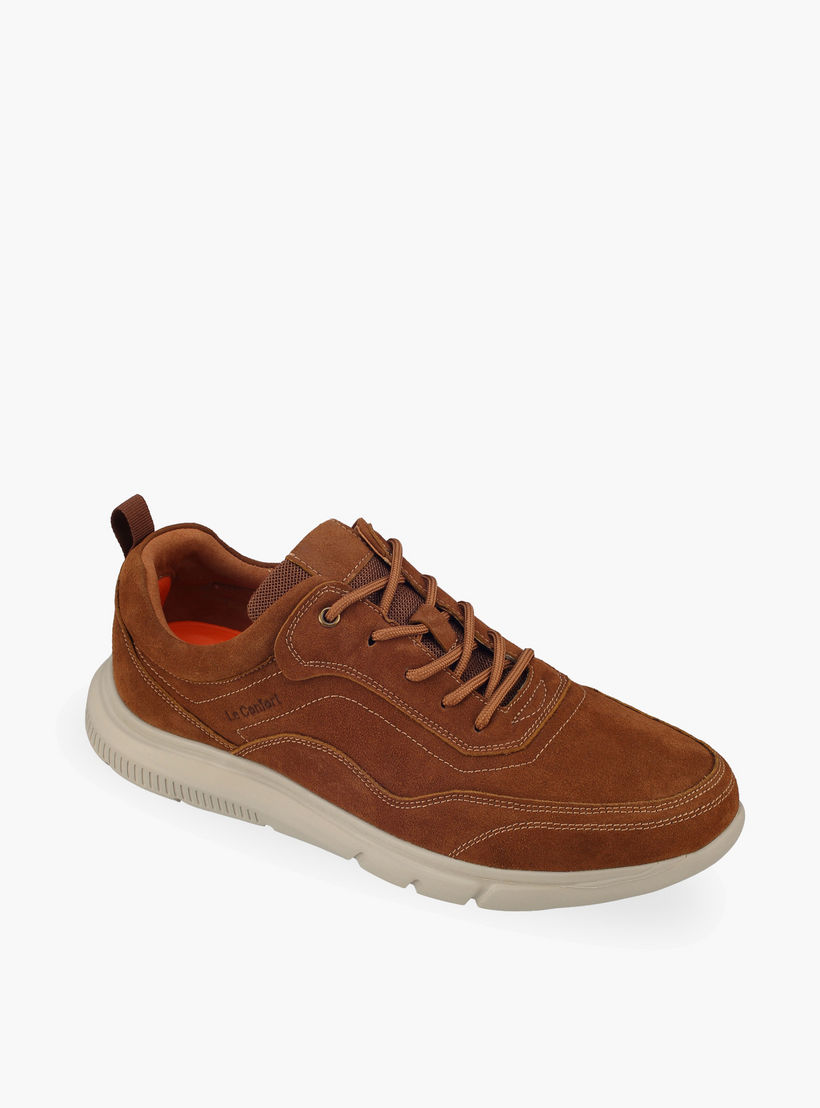 حذاء سنيكرز جلد برباط إغلاق للرجال من لو كونفورت-men-shoes-sneakers-image-2