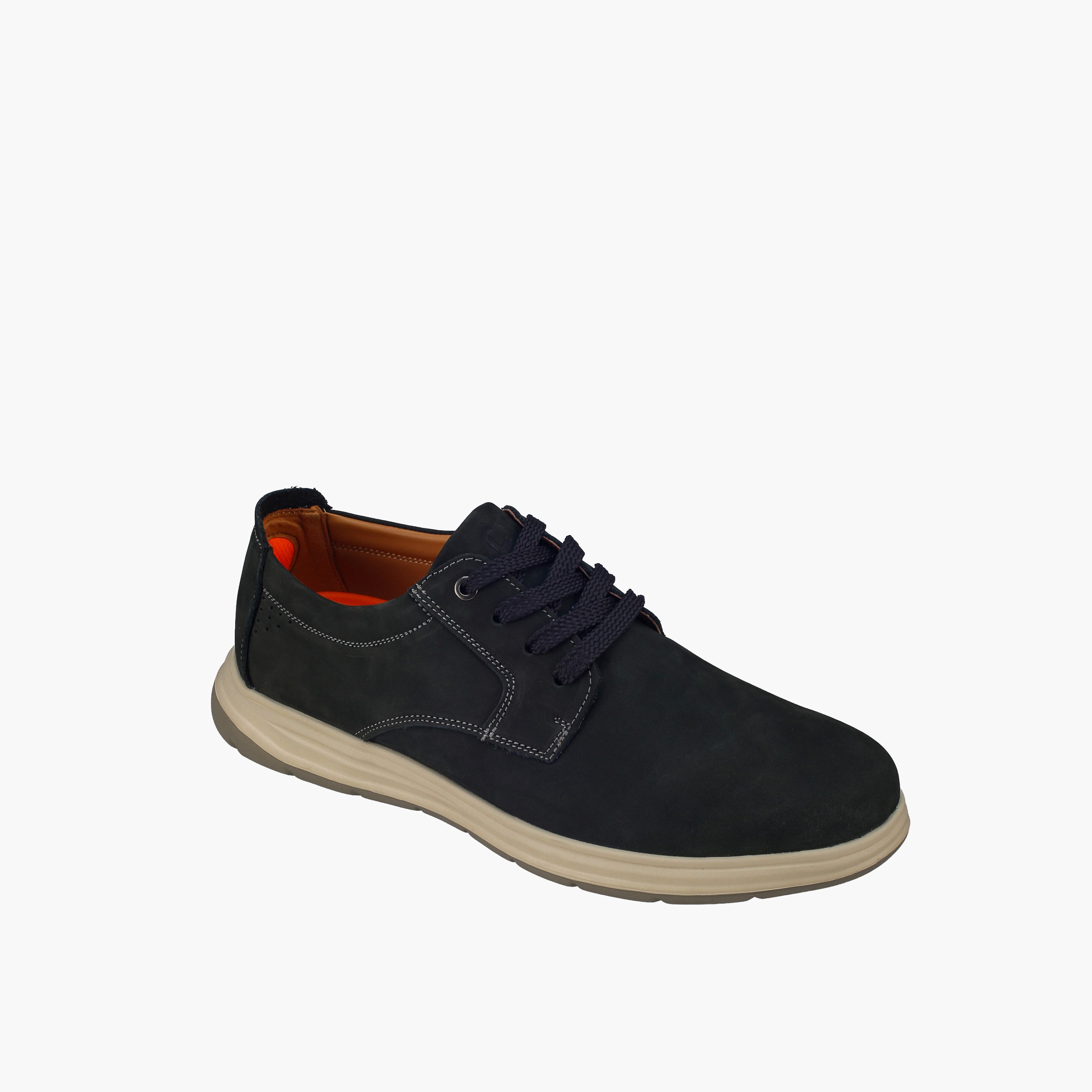 حذاء سنيكرز جلد بطول الكاحل ورباط إغلاق للرجال من لو كونفورت-men-shoes-sneakers-image-2