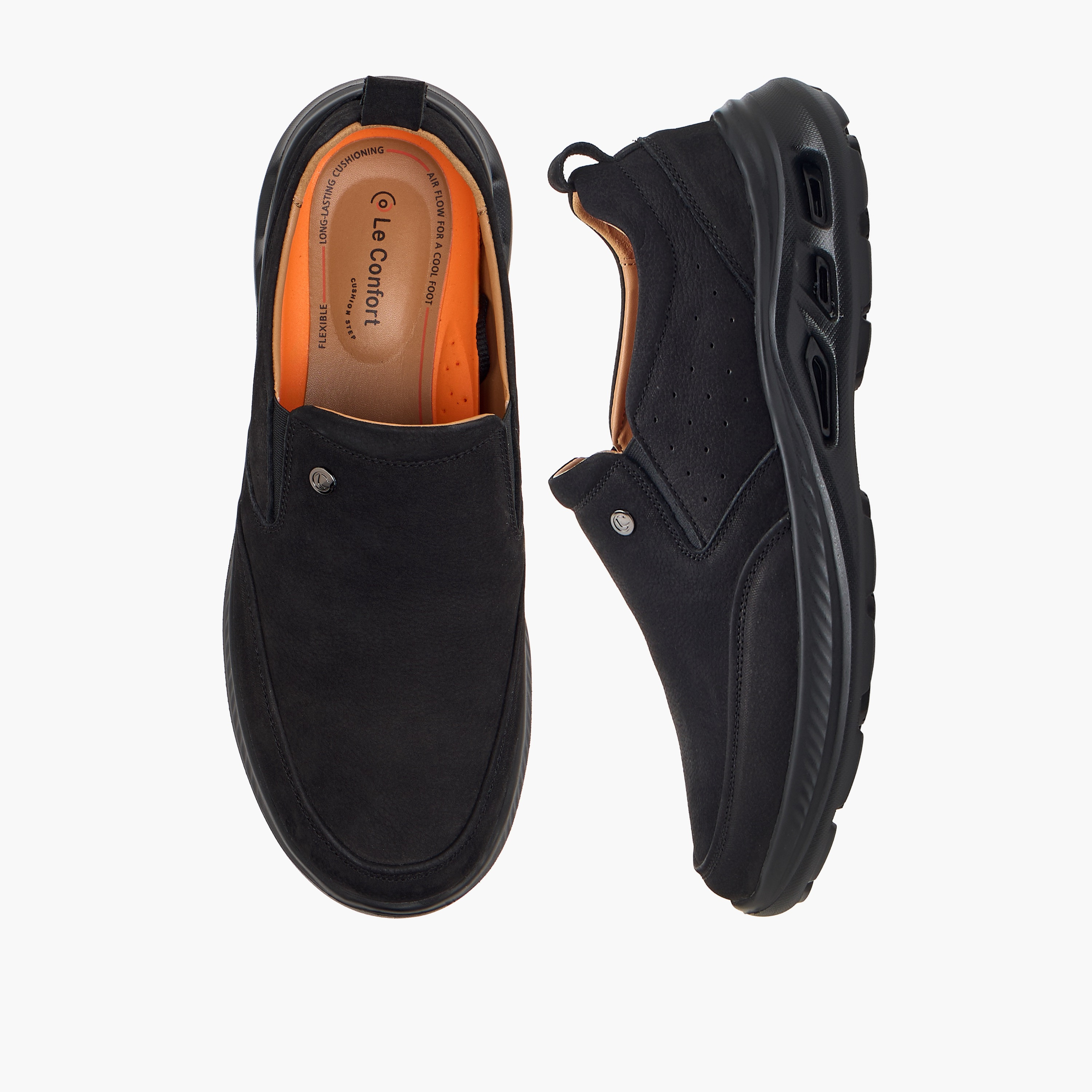 Le Confort Men Slip-On Leather Loafers-men-shoes-loafersandmoccasins-image-1
