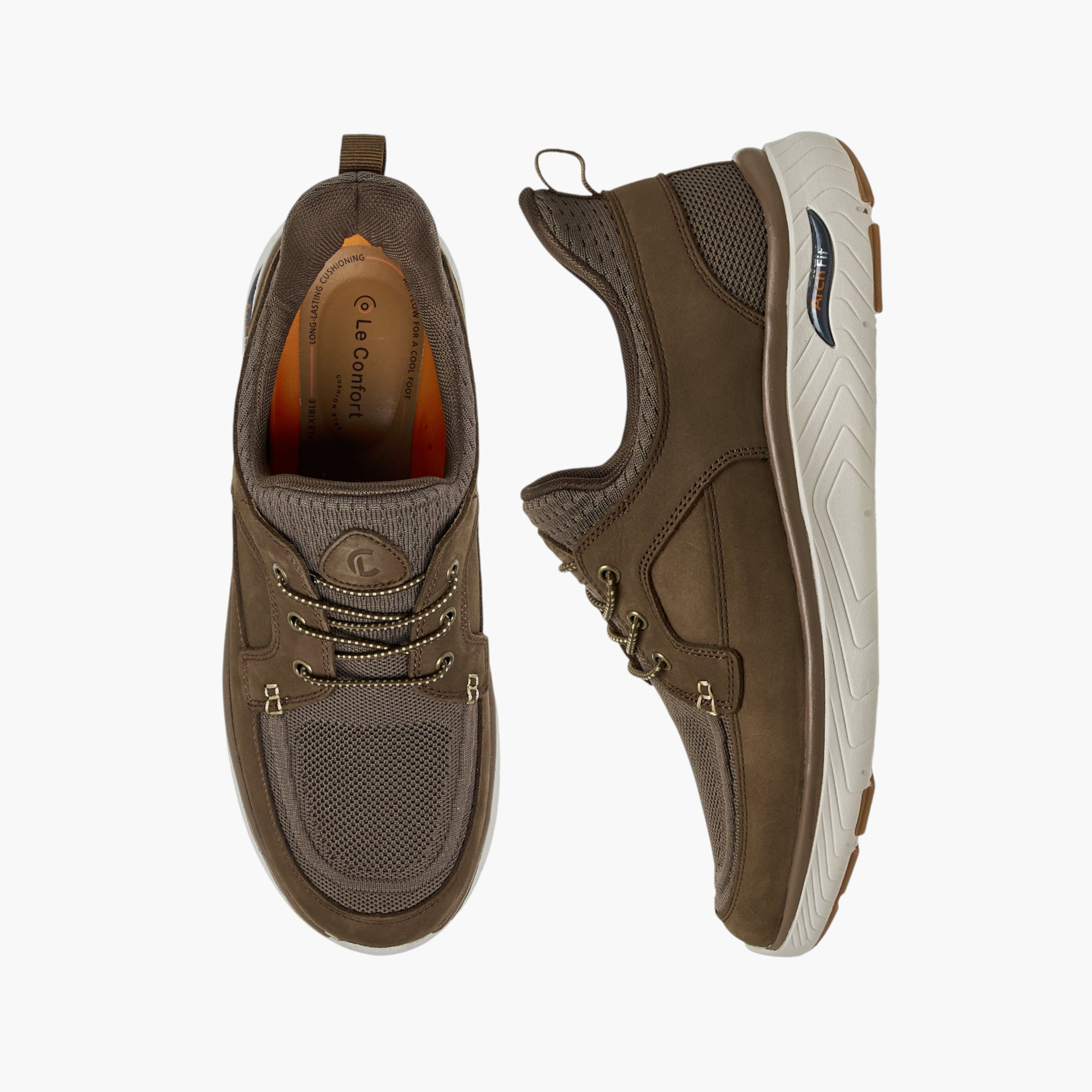 Le Confort Men Panelled Genuine Leather Slip-On Loafers-men-shoes-loafersandmoccasins-image-1