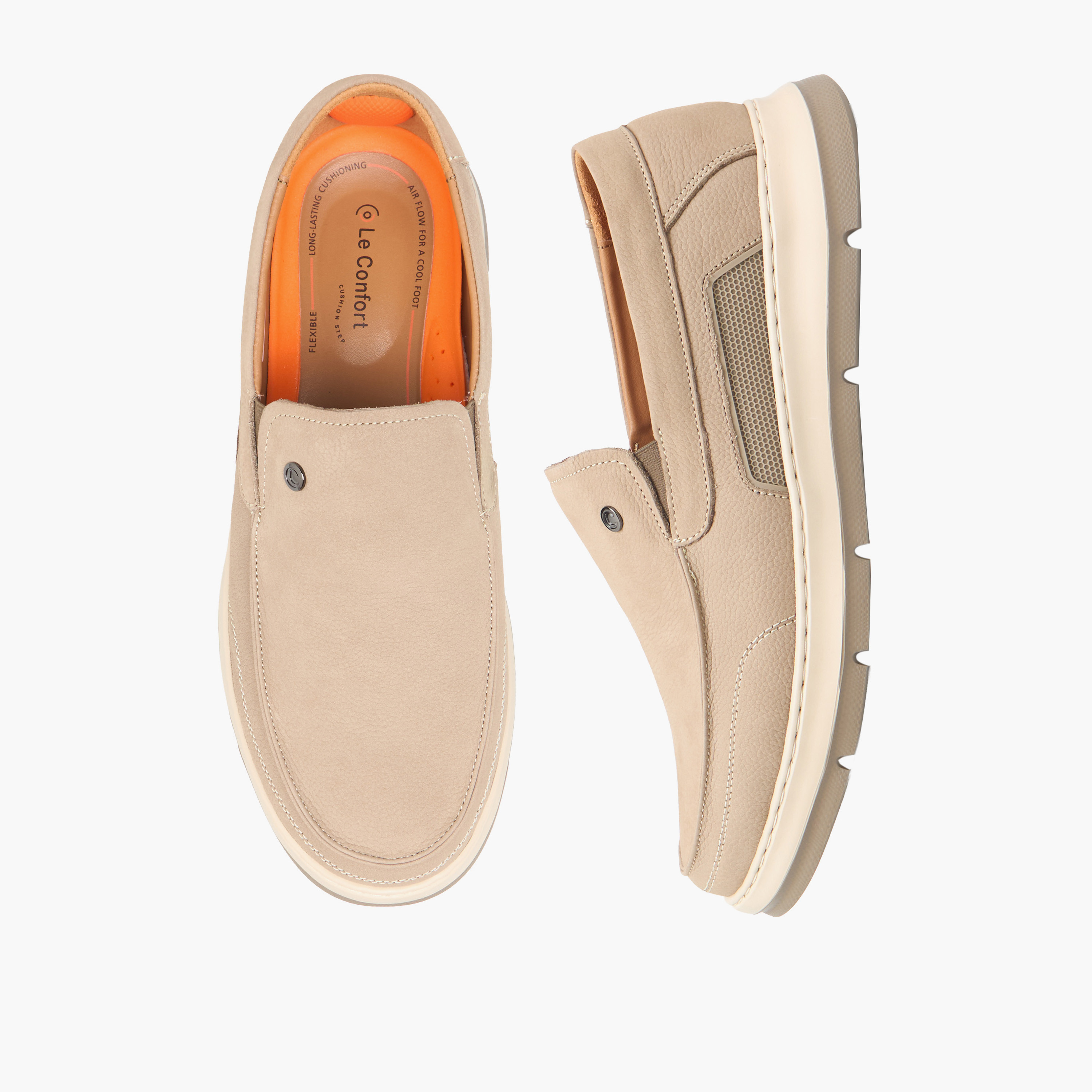 Le Confort Men Slip-On Leather Loafers-men-shoes-loafersandmoccasins-image-1
