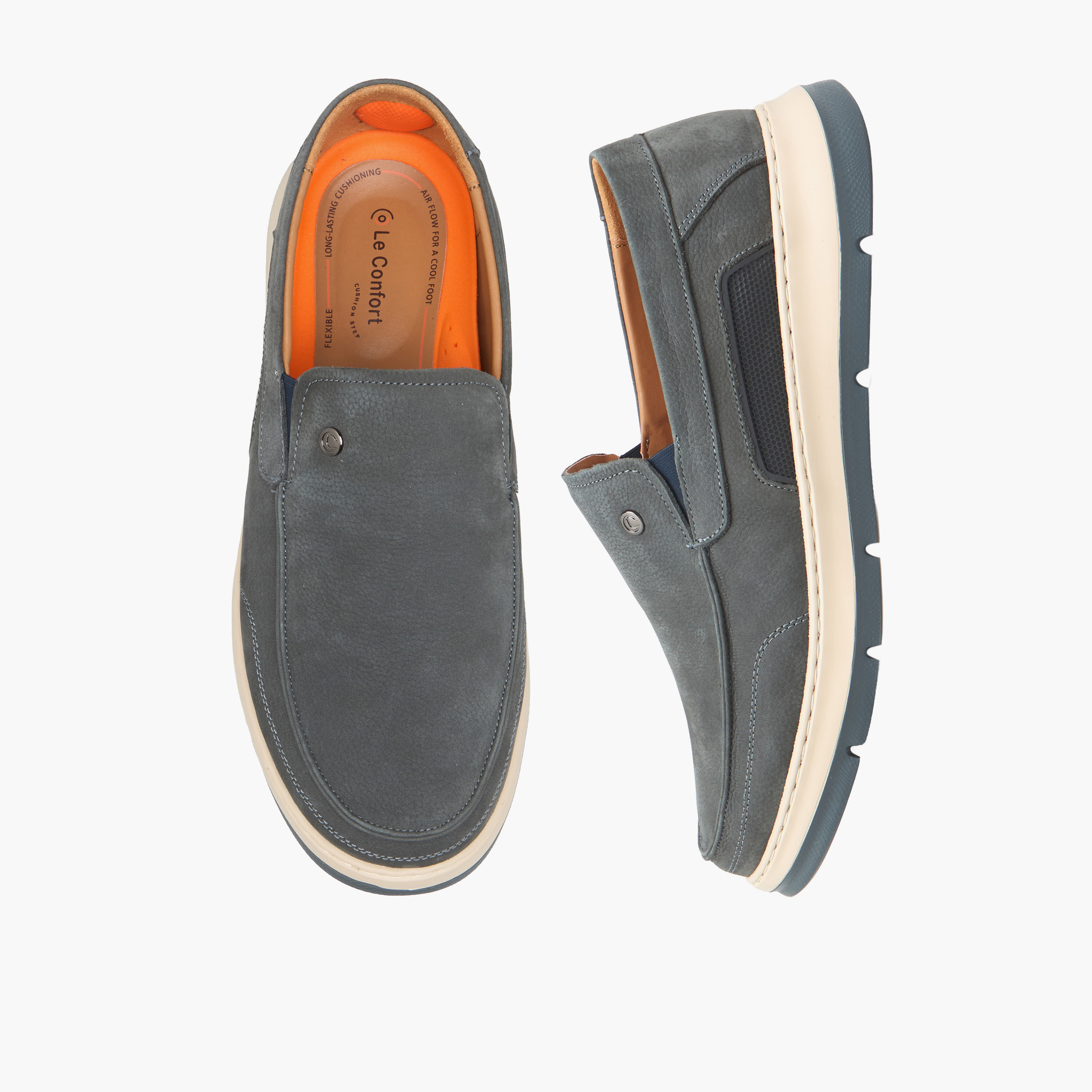 Le Confort Men Slip-On Leather Loafers-men-shoes-loafersandmoccasins-image-1