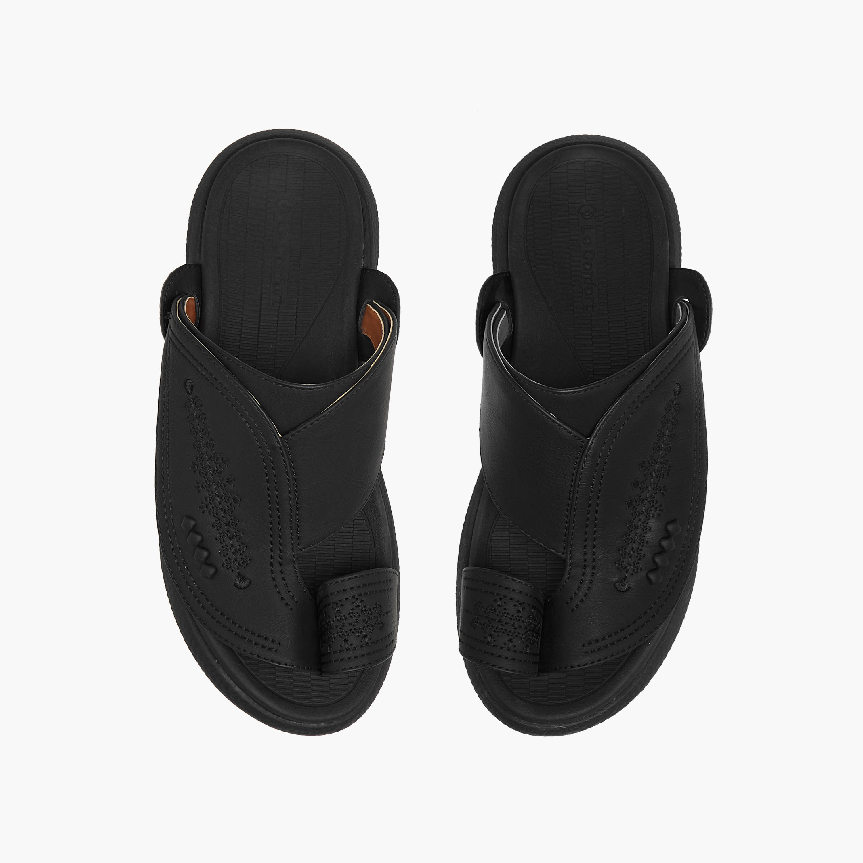 Le Confort Men Embroidered Arabic Sandals-men-shoes-sandals-image-1