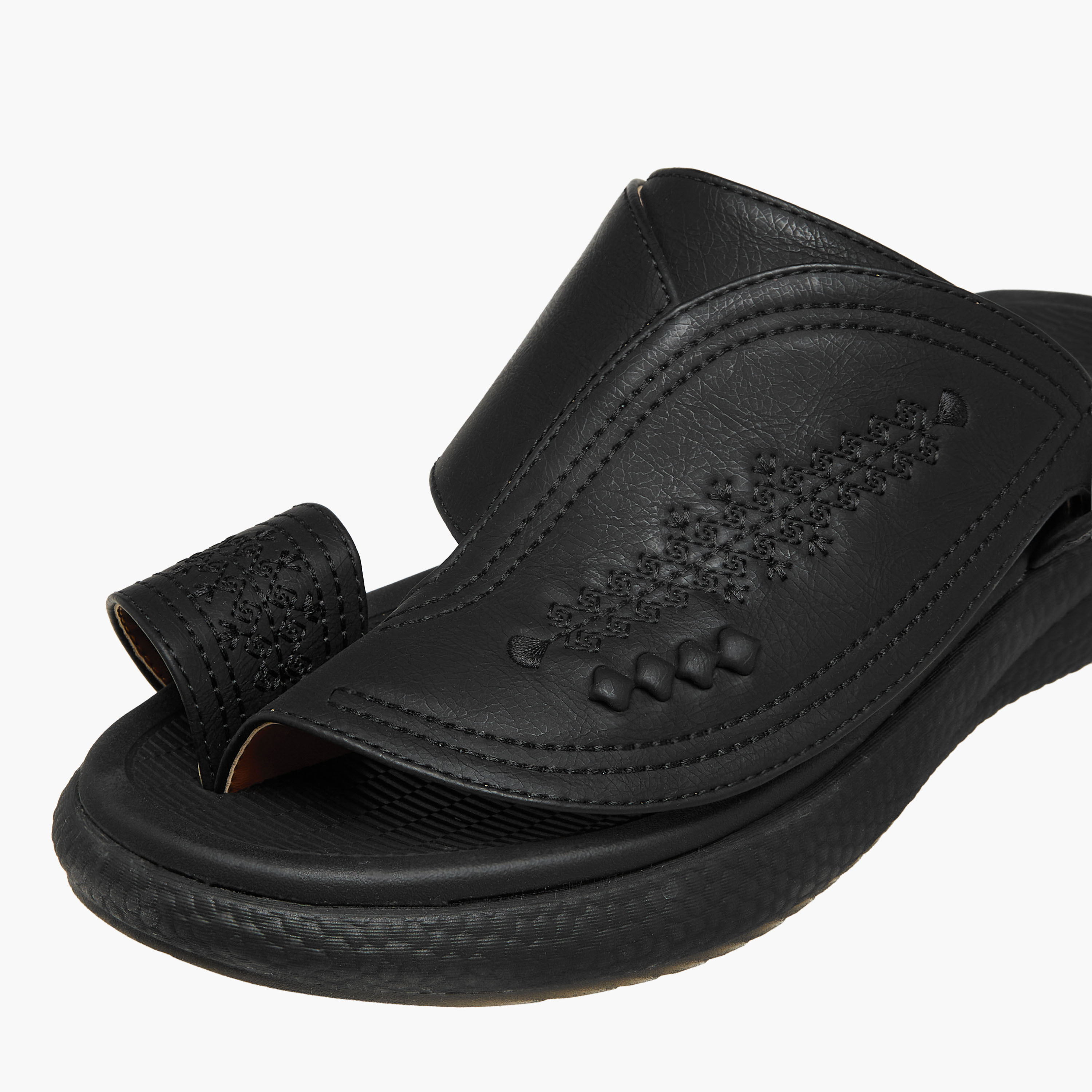 Le Confort Men Embroidered Arabic Sandals-men-shoes-sandals-image-4