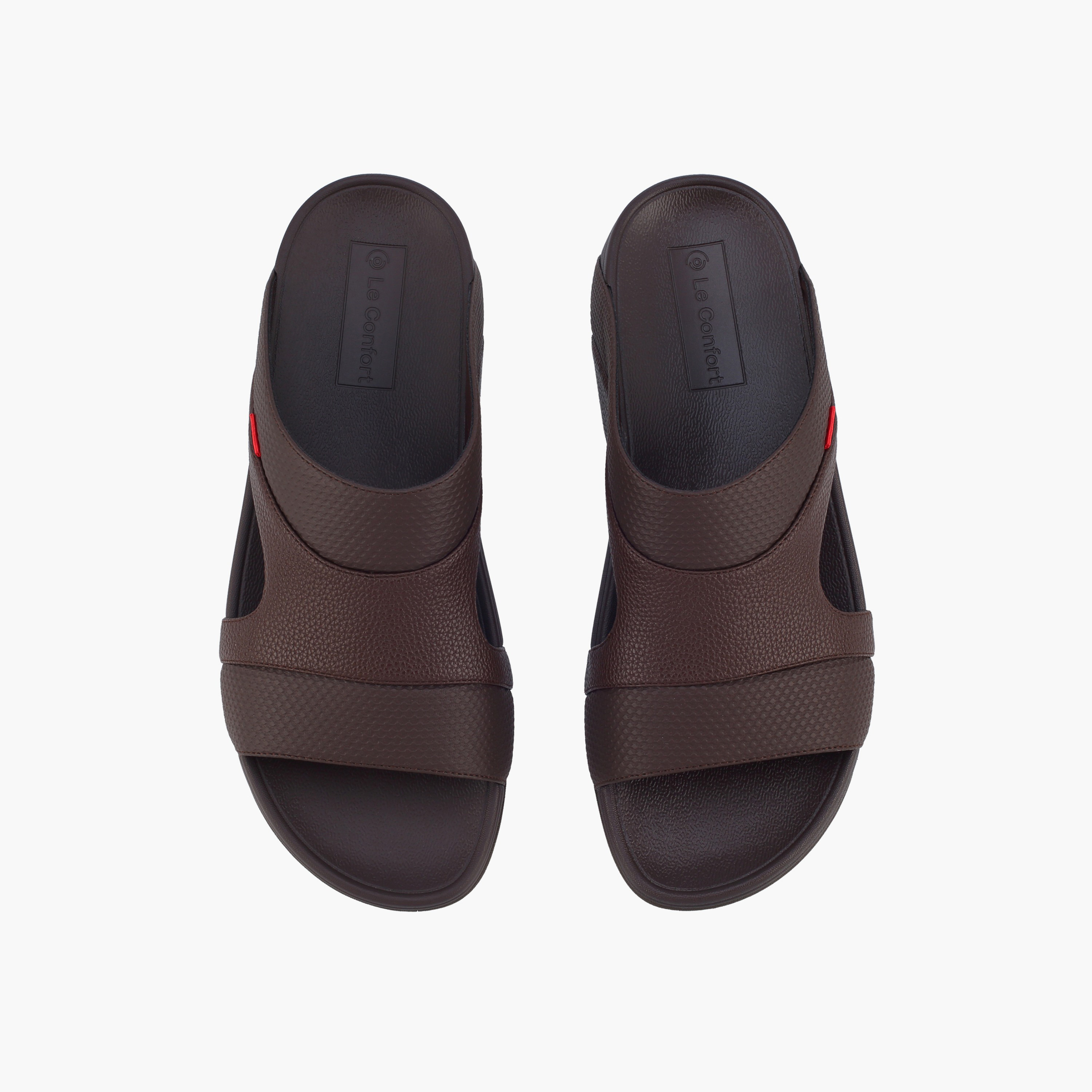 Le Confort Men Textured Slip-On Sandals-men-shoes-sandals-image-1