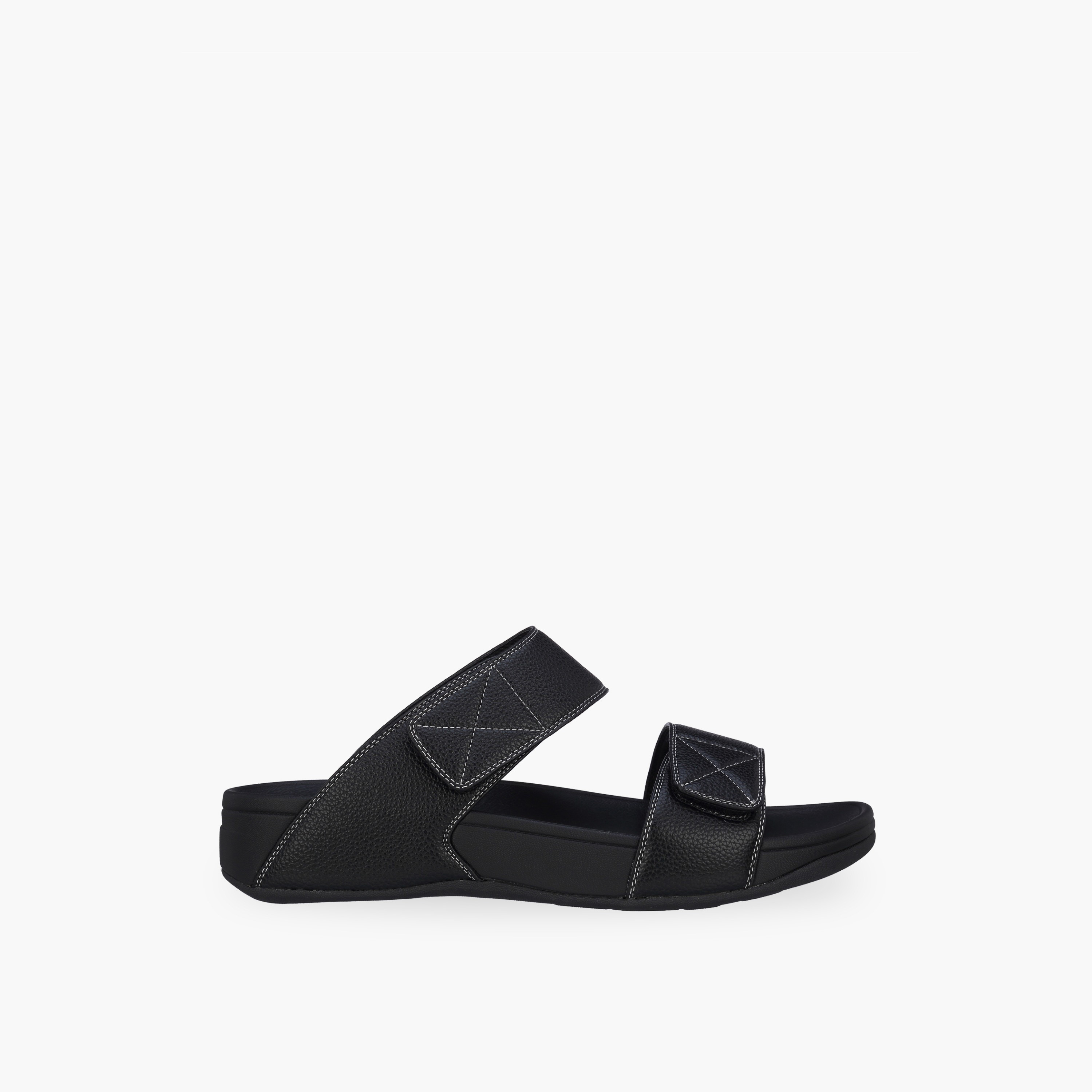 صندل بحزام مزدوج وشريط لاصق للرجال من لو كونفورت-men-shoes-sandals-image-2