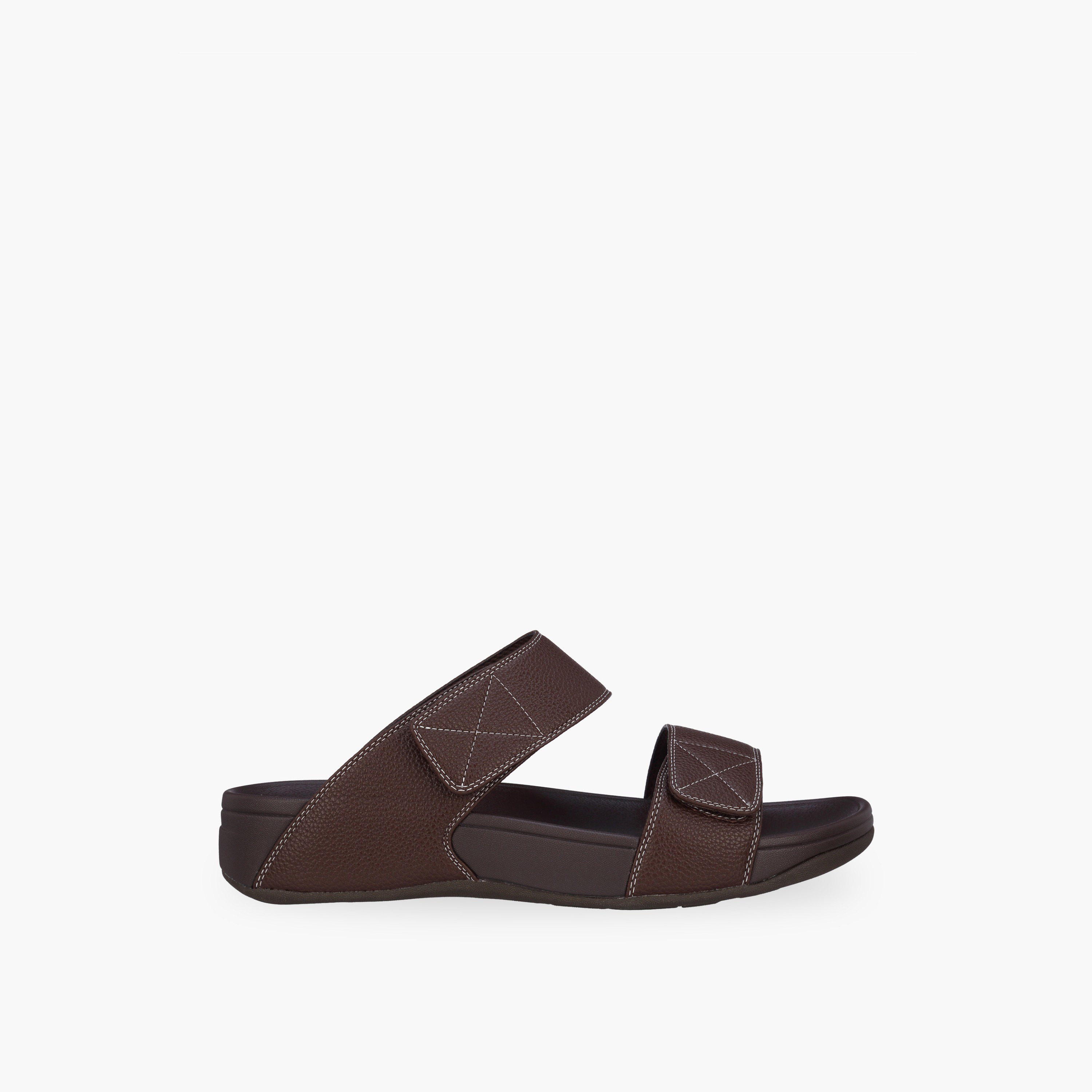 صندل بحزام مزدوج وشريط لاصق للرجال من لو كونفورت-men-shoes-sandals-image-2