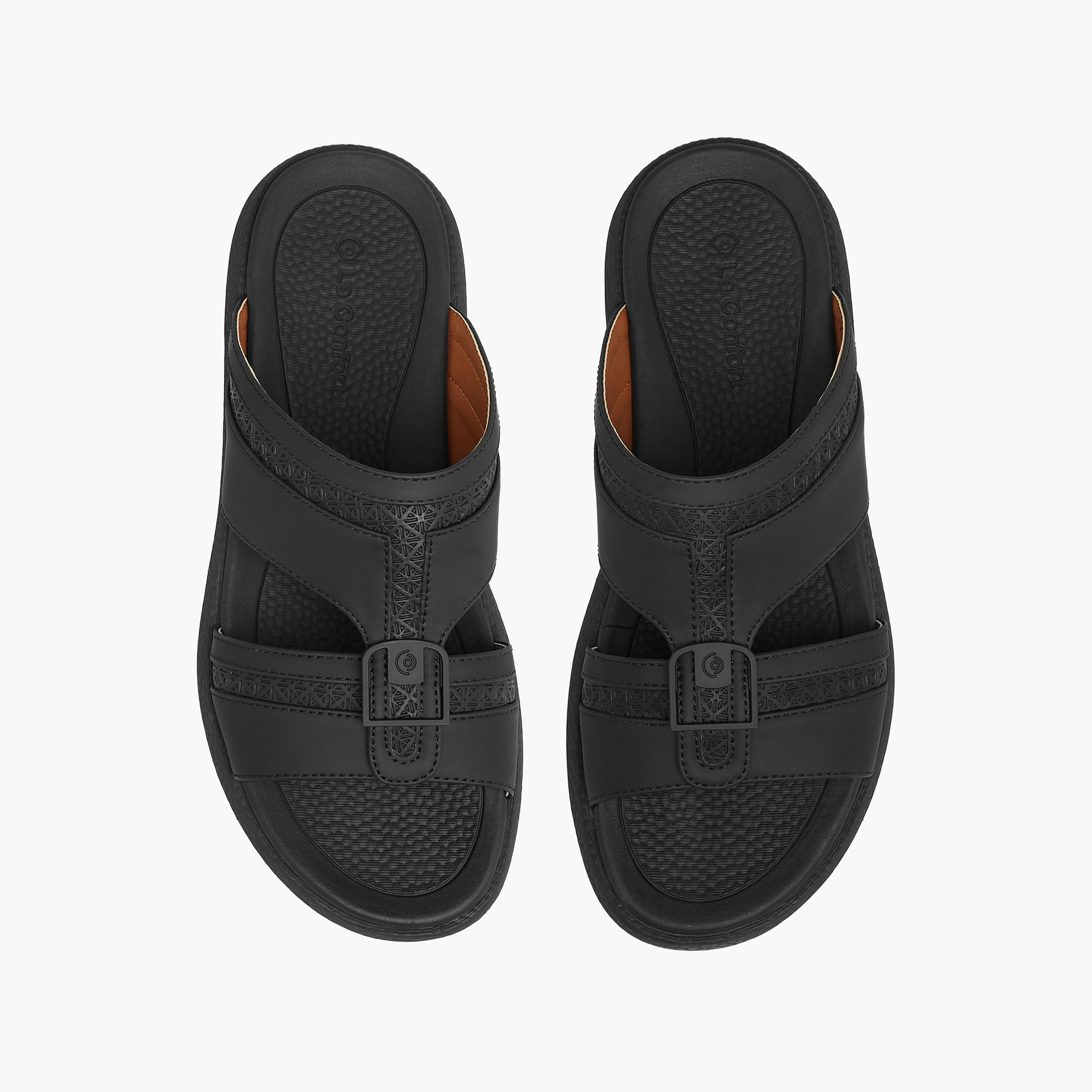 Le Confort Men Buckle Detail Arabic Sandals-men-shoes-sandals-image-1