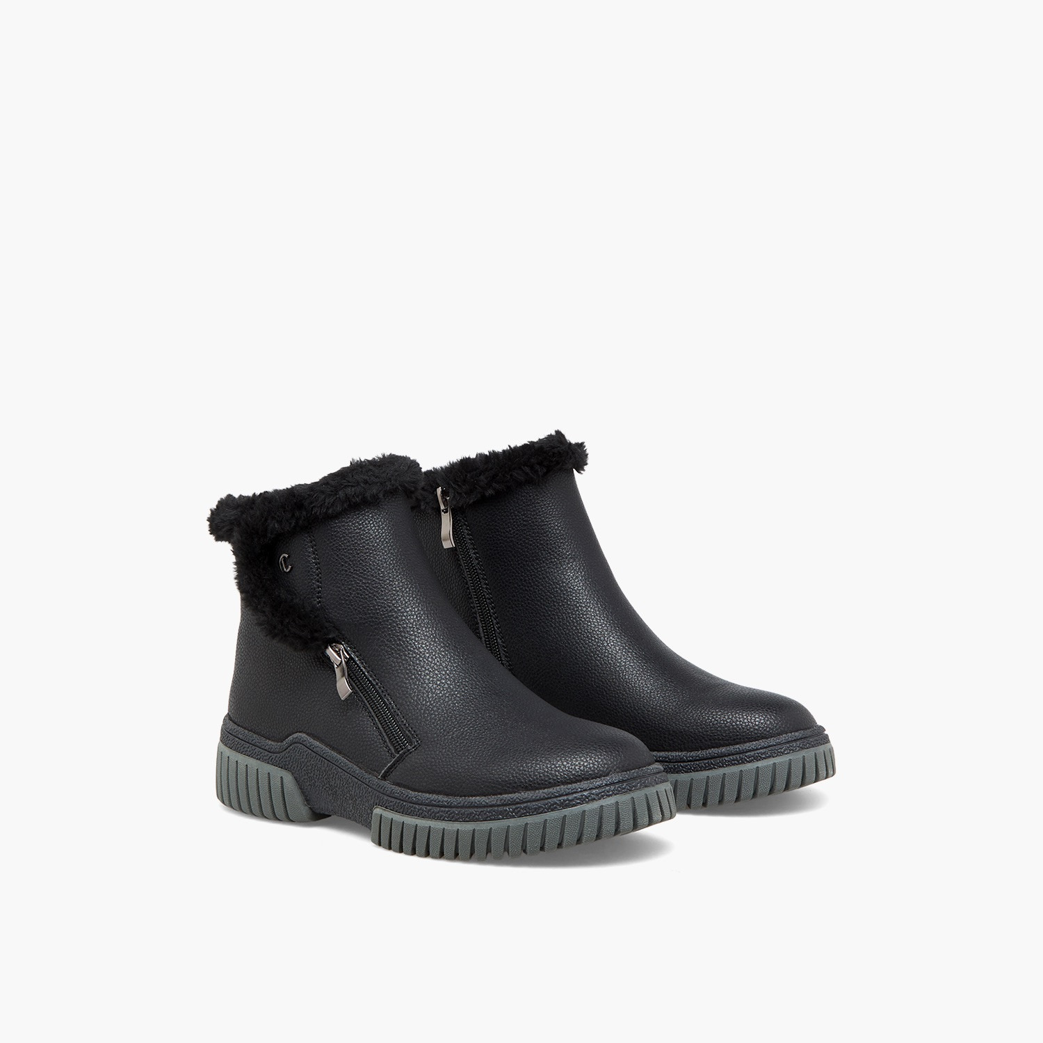 Le Confort Women Faux Fur Ankle Boot-women-shoes-boots-image-1