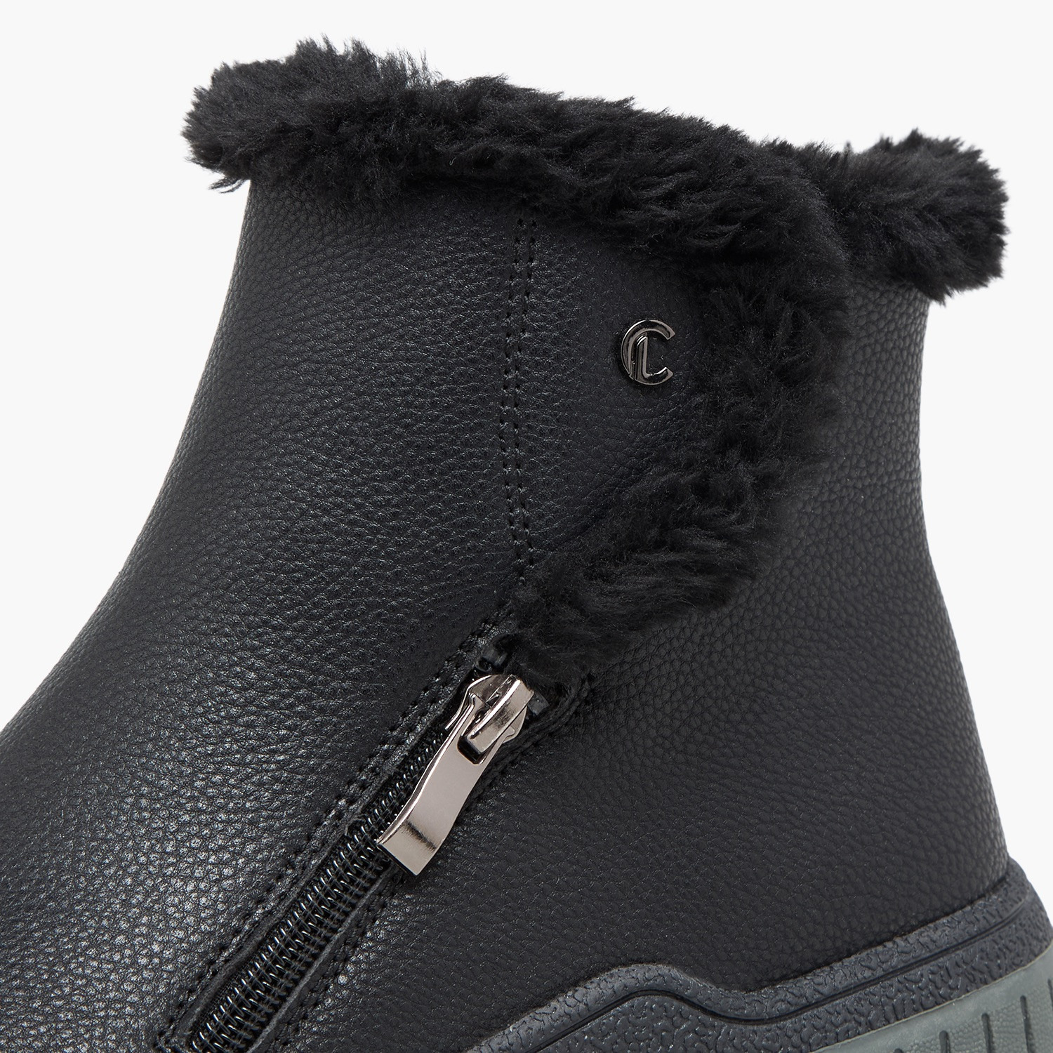 Le Confort Women Faux Fur Ankle Boot-women-shoes-boots-image-4