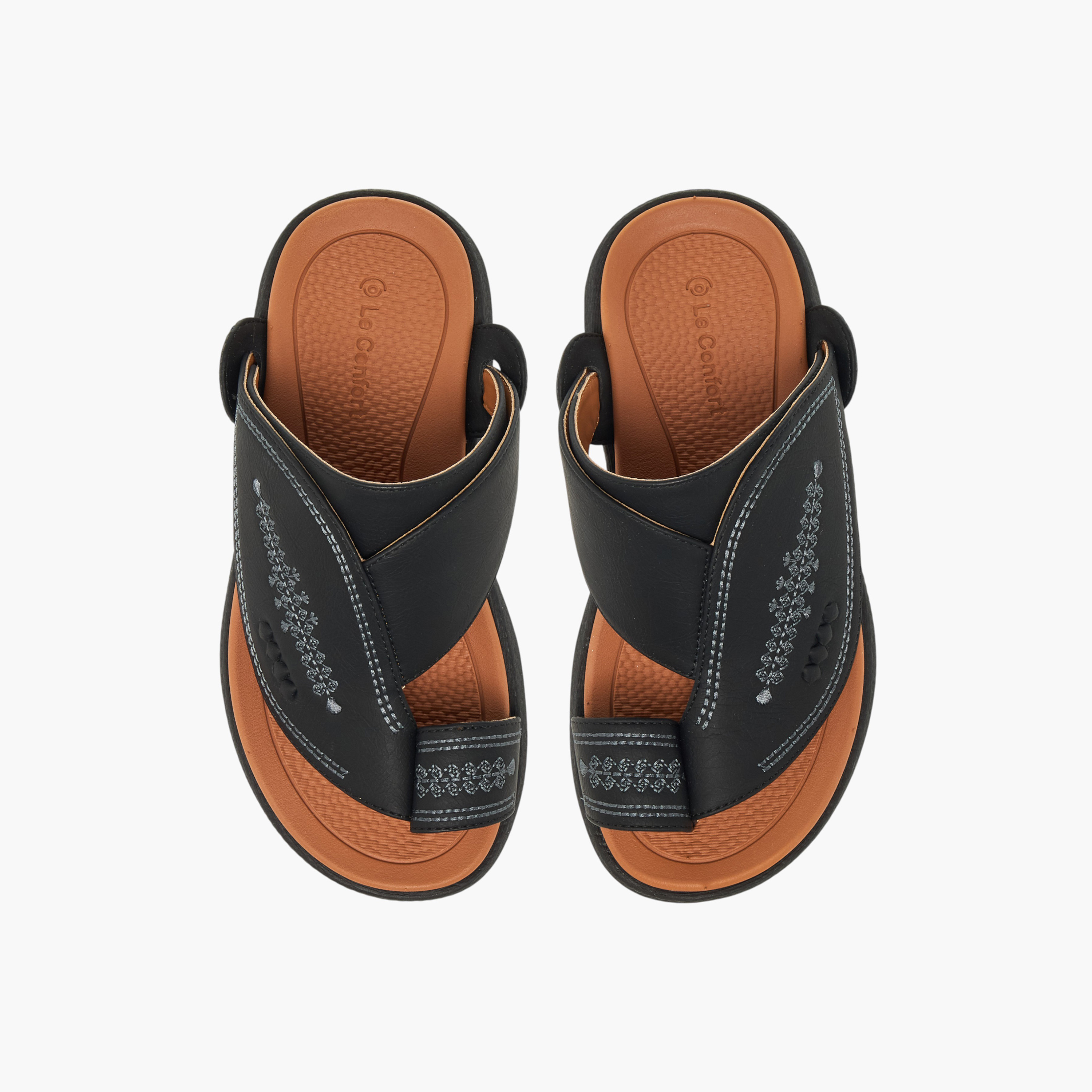Le Confort Boys Embroidered Arabic Sandals-boys-shoes-sandals-image-1