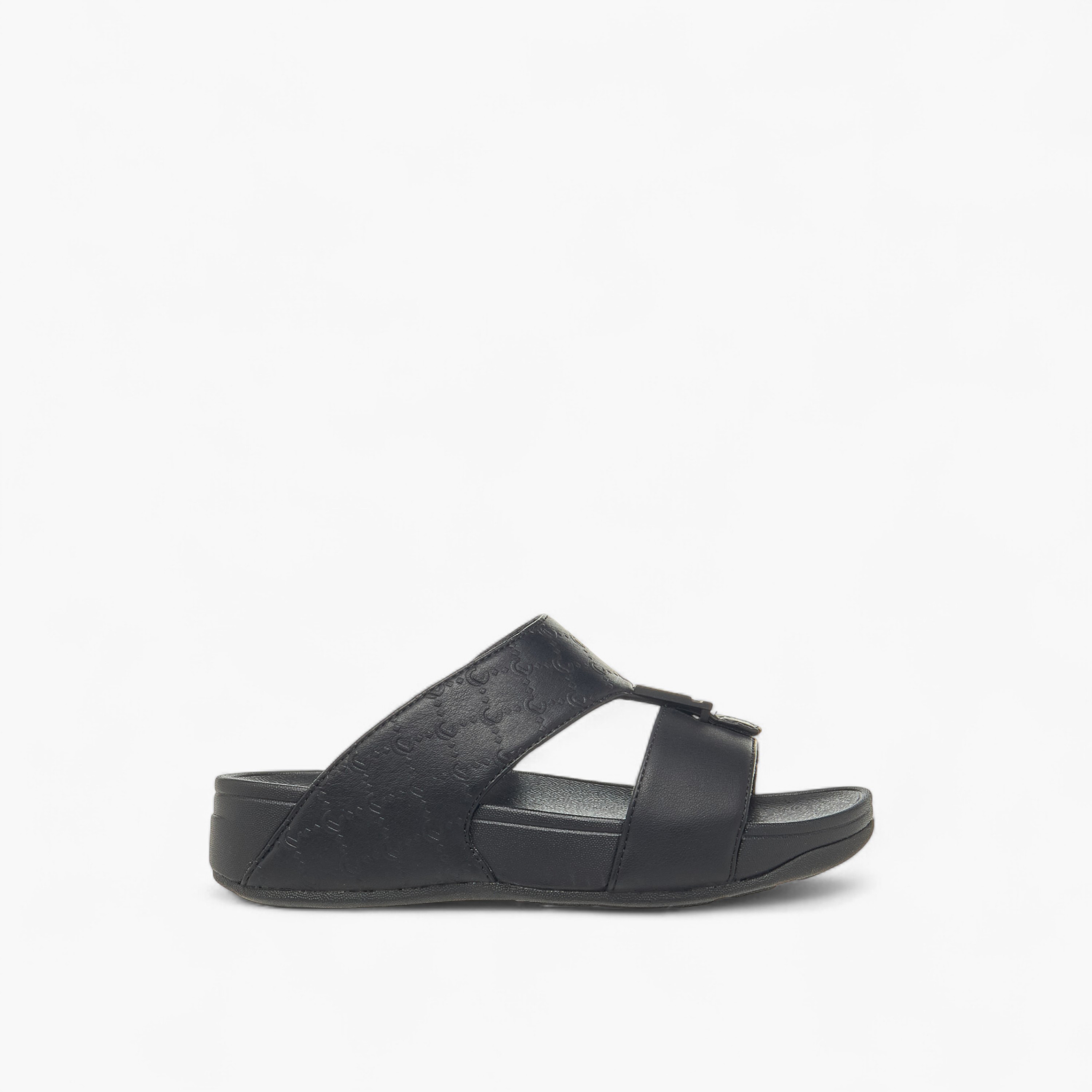 Le Confort Boys Monogram Embossed Arabic Sandals-boys-shoes-sandals-image-3
