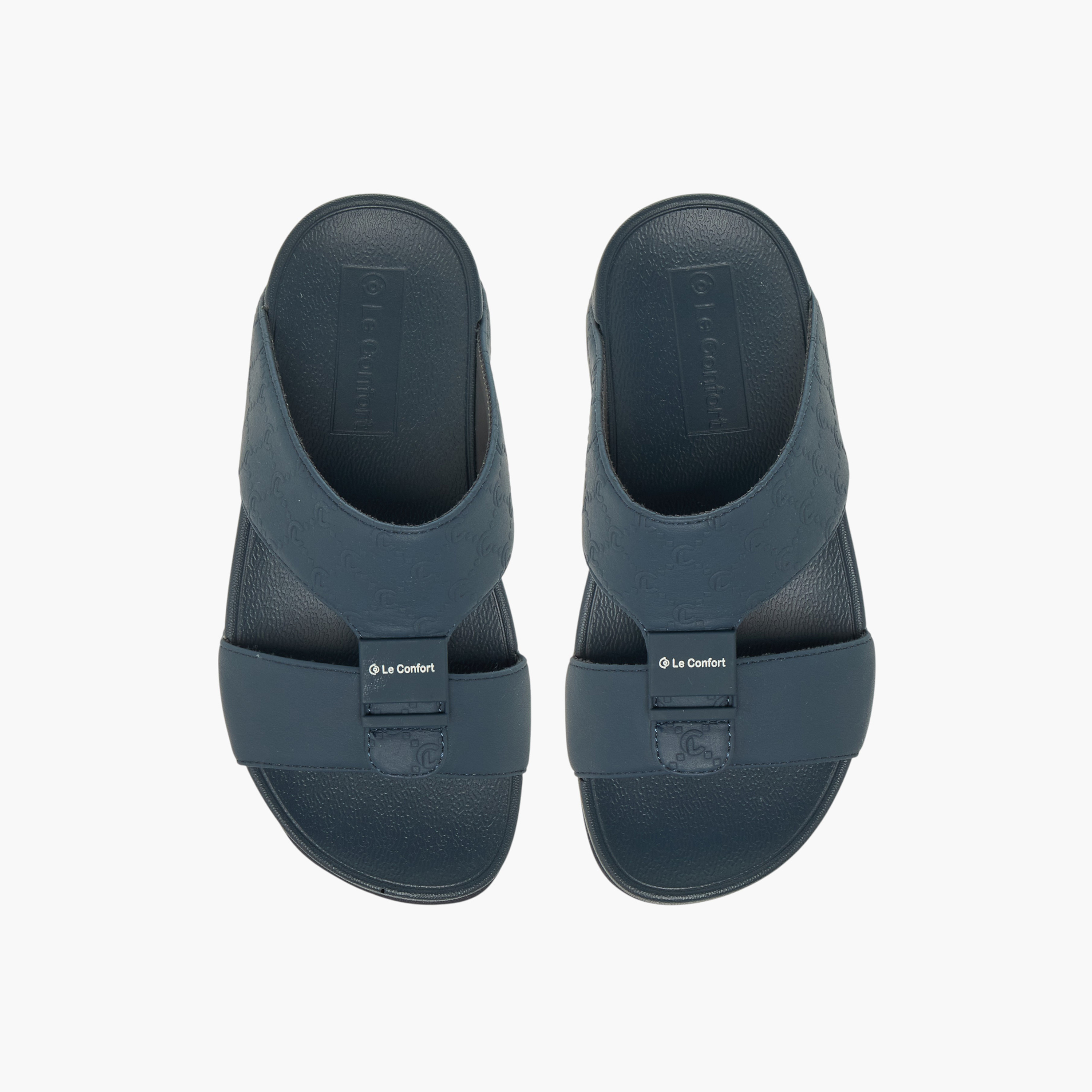 Le Confort Boys Monogram Embossed Arabic Sandals-boys-shoes-sandals-image-1