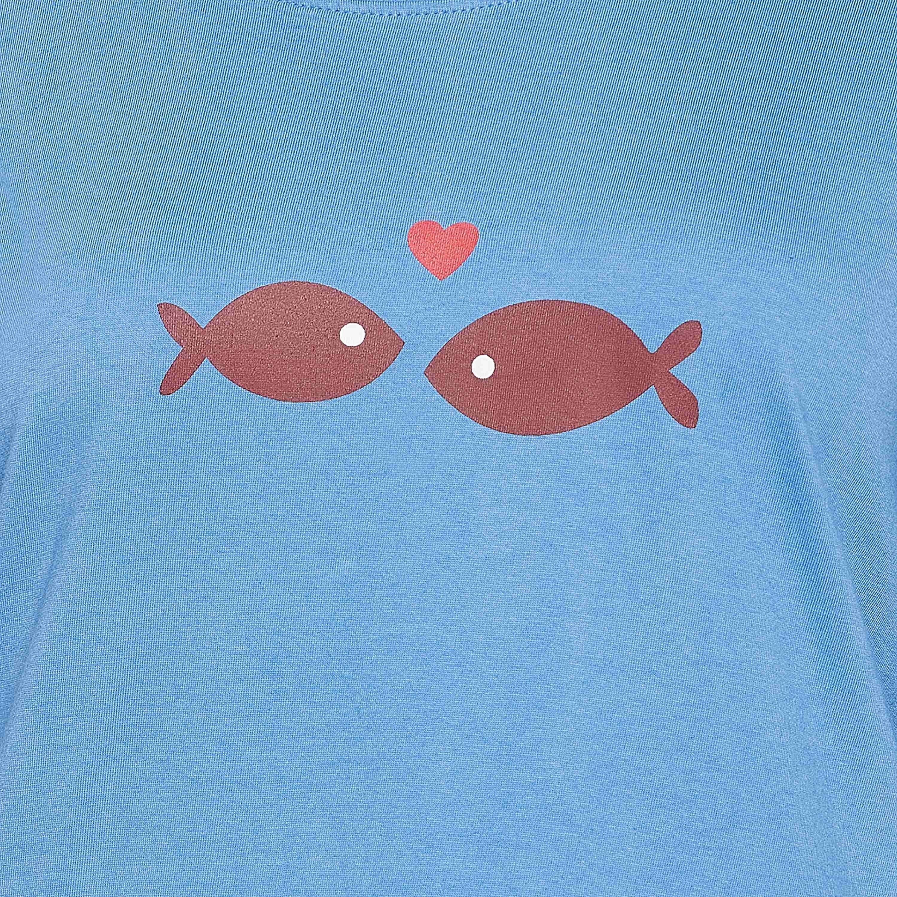 Clovia Fish Printed Women's Top & Pyjama - 100% Cotton-women-clothing-nightwear-pyjamas-longsets-image-13