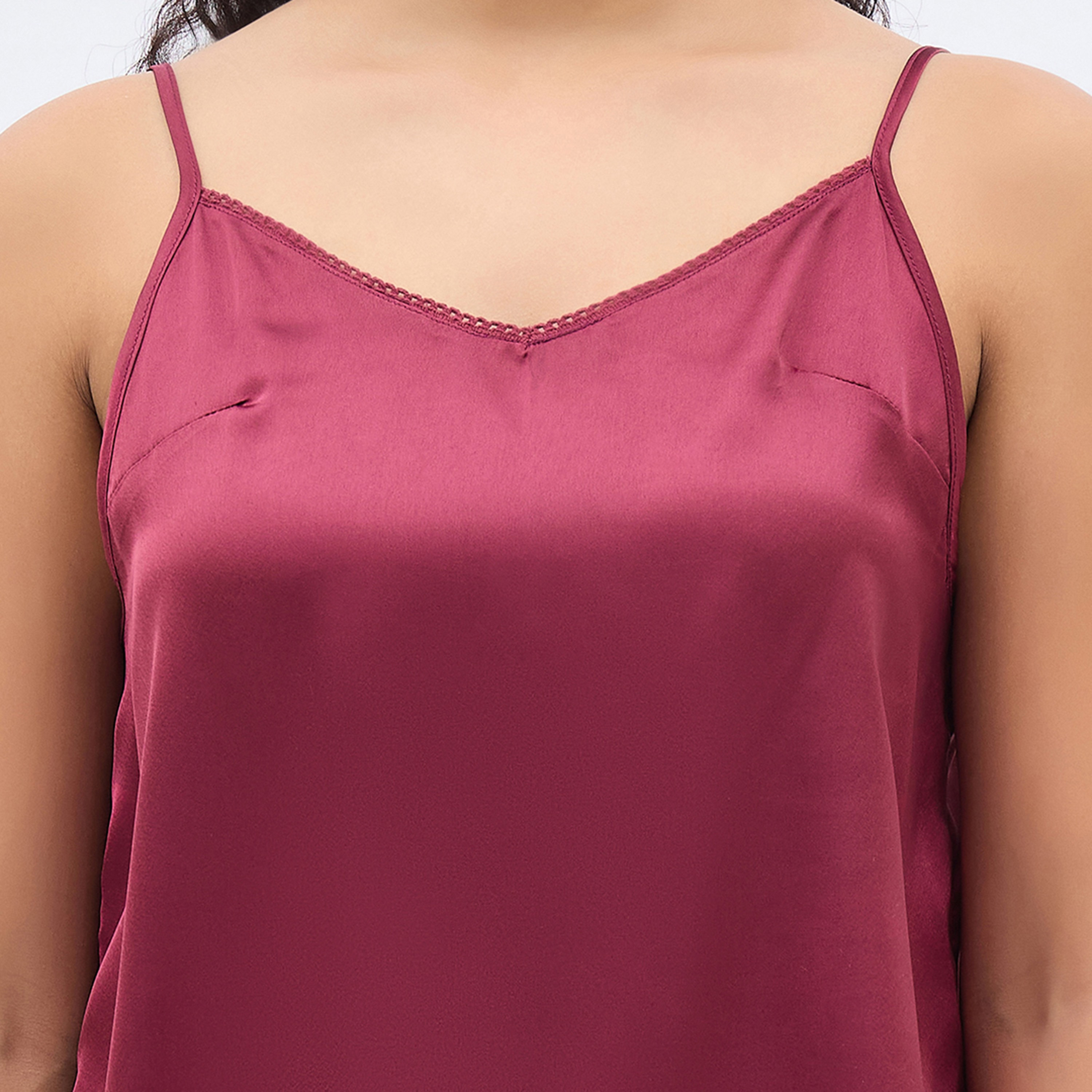 طقم نسائي 3 قطع (توب كامي، بنطلون بيجامة، وروب) من كلوفيا - ساتان-women-clothing-nightwear-pyjamas-longsets-image-10