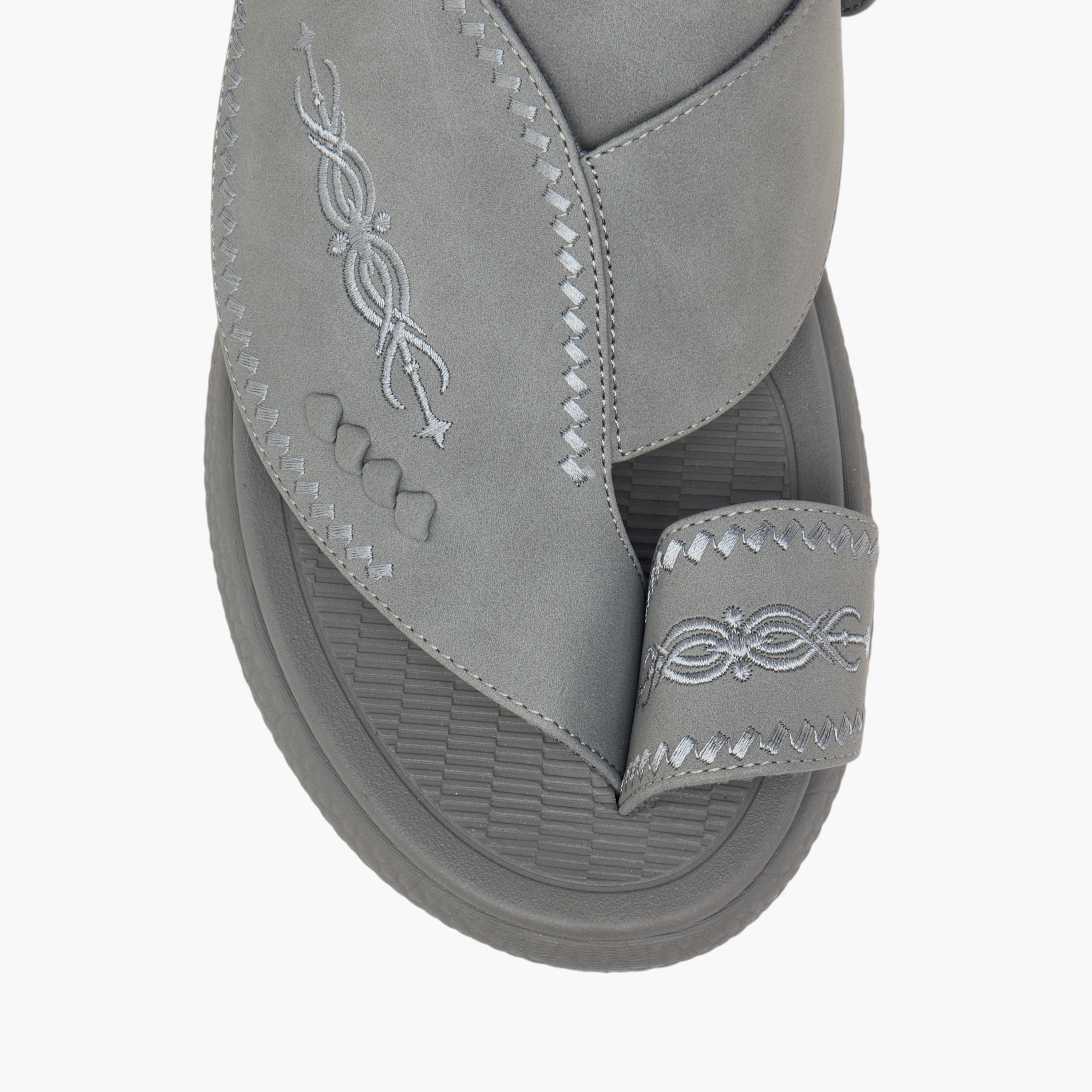 Le Confort Embroidered Slip-On Arabic Comfort Sandals-men-shoes-sandals-image-3