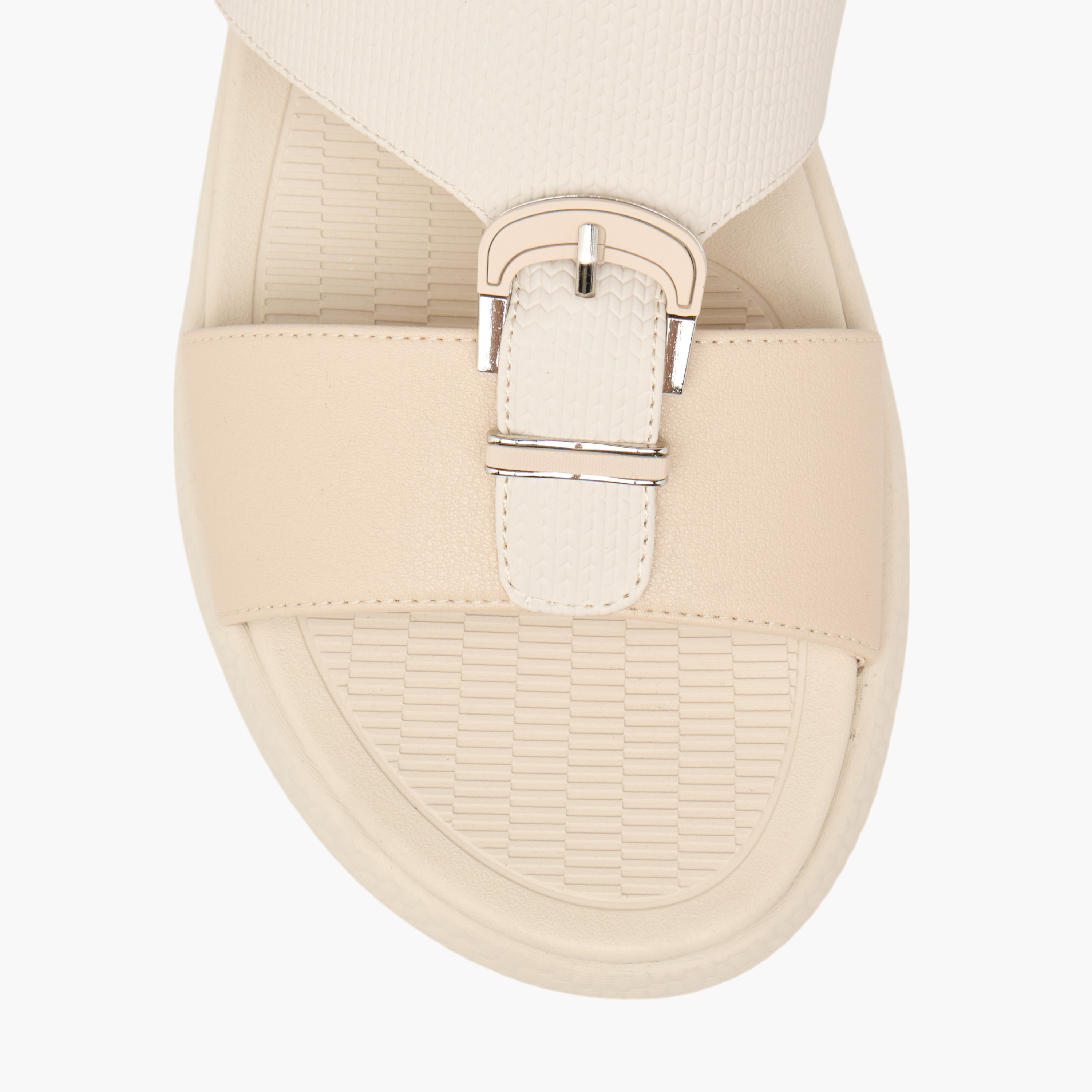 Le Confort Buckle Accent Slip-On Arabic Comfort Sandals-men-shoes-sandals-image-3