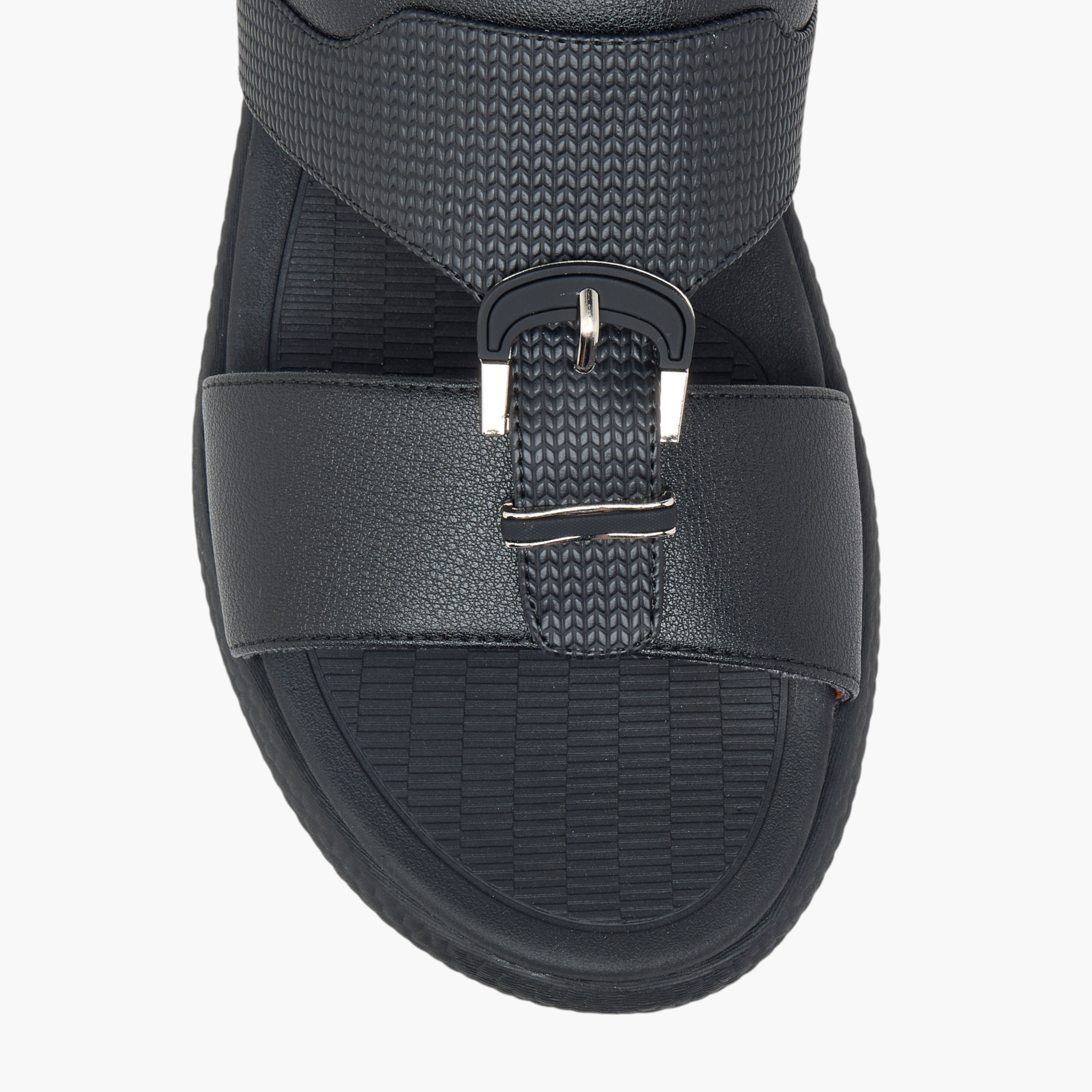 صندل عربي مريح سهل الارتداء بزينة إبزيم من لو كونفورت-men-shoes-sandals-image-3