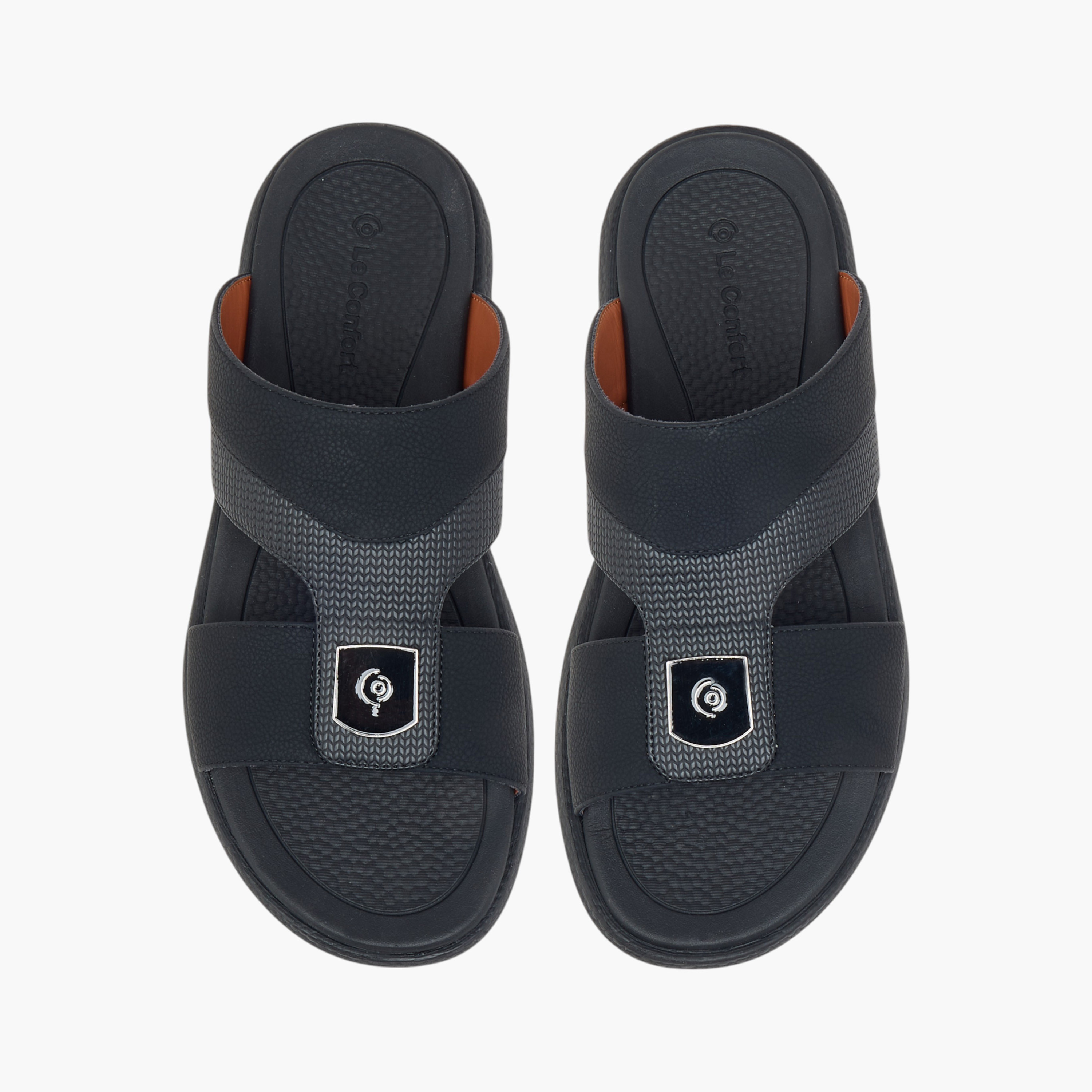 Le Confort Cutout Detail Slip-On Arabic Comfort Sandals-men-shoes-sandals-image-1