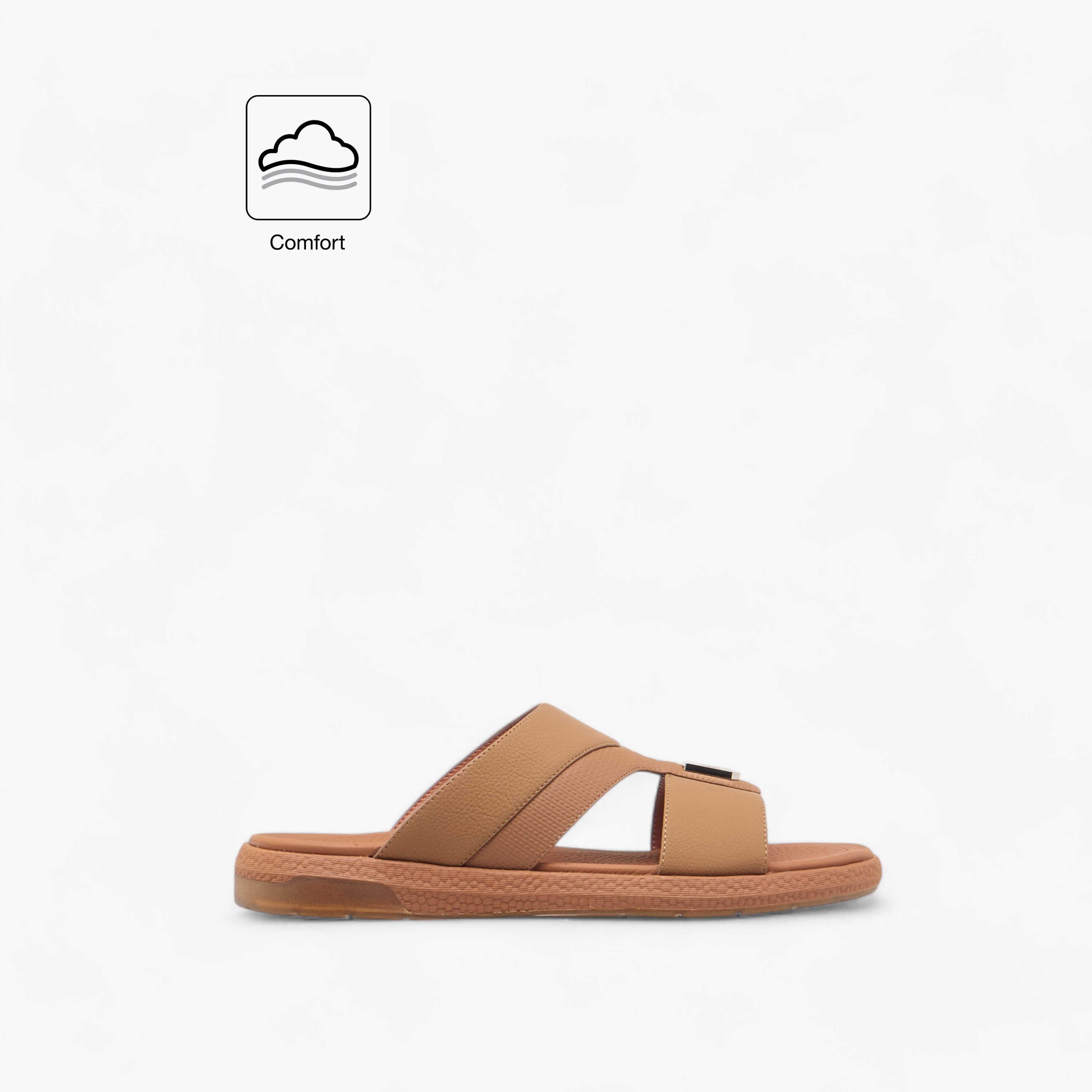 Le Confort Cutout Detail Slip-On Arabic Comfort Sandals-men-shoes-sandals-image-7