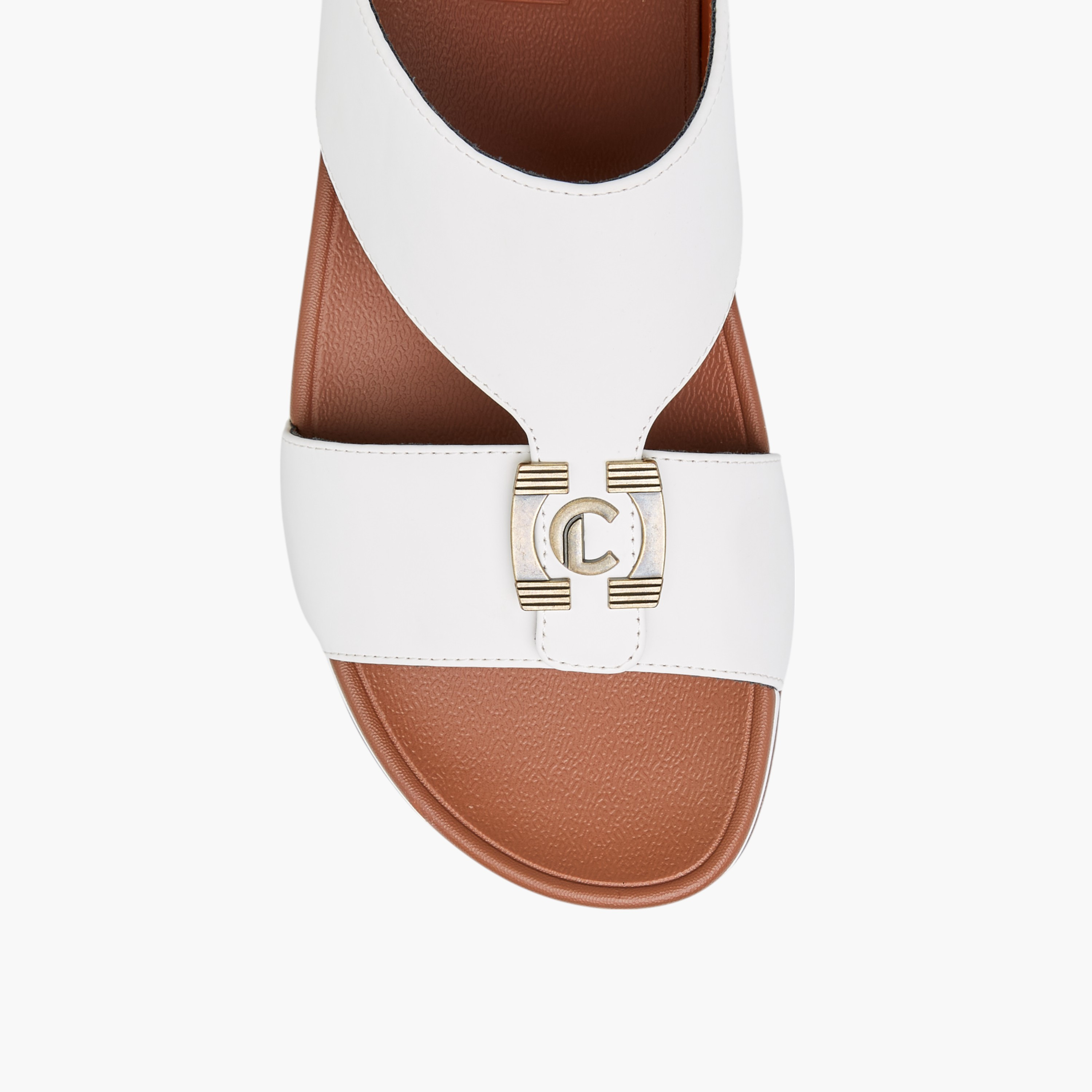 صندل مريح سهل الارتداء بزينة معدنية من لو كونفورت-men-shoes-sandals-image-4