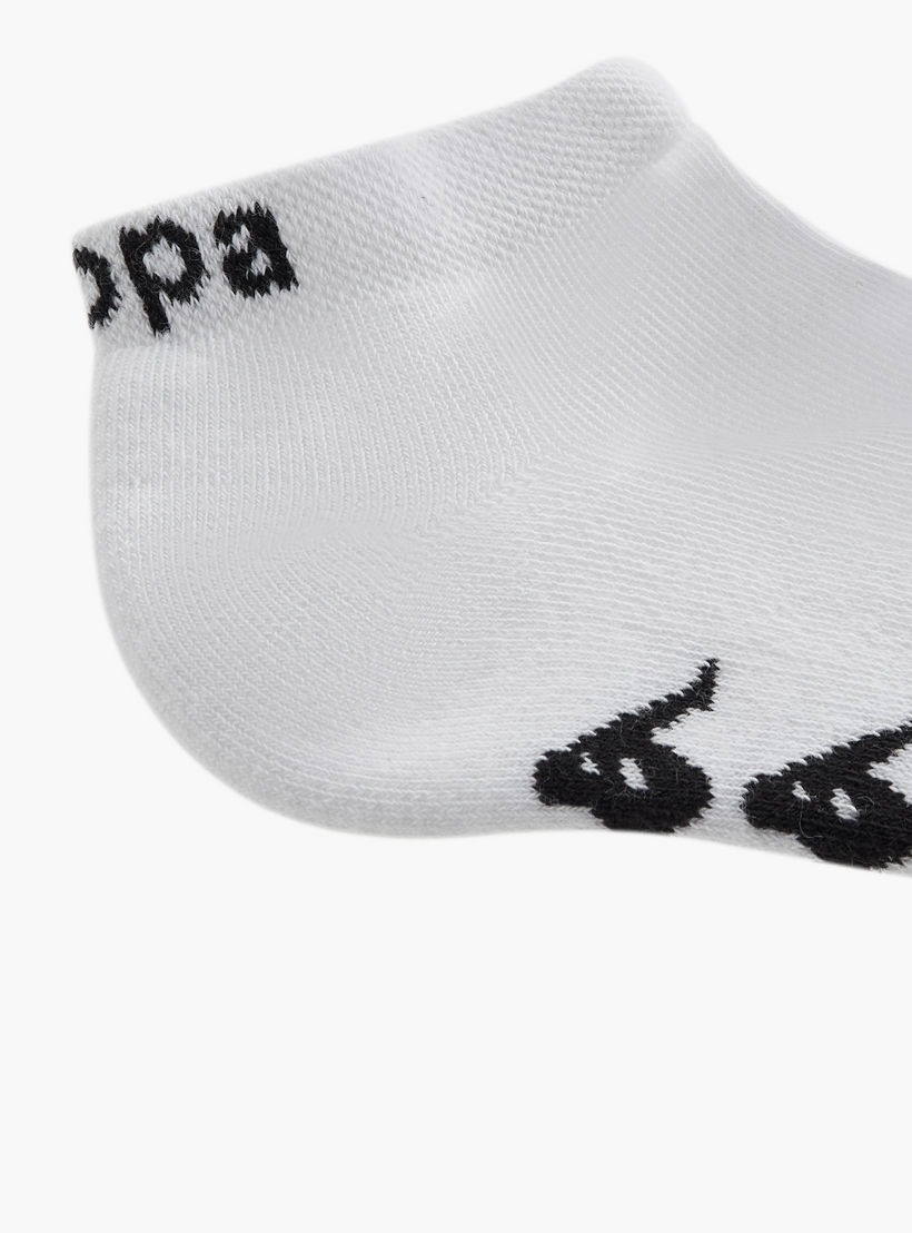 طقم جوارب رياضية موسّدة 3 أزواج بطول الكاحل وطبعات من كابا-women-socksandstockings-image-5