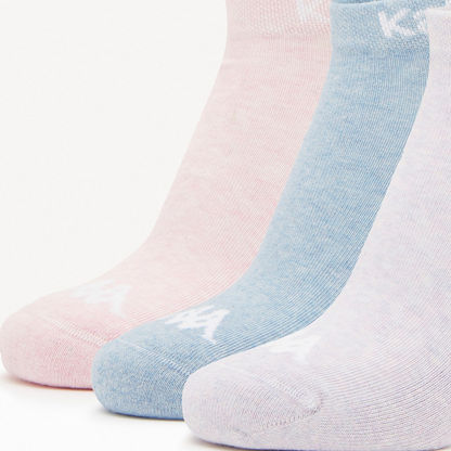 Kappa Ankle Length Sports Socks - Set of 3-Women%27s Socks-image-2