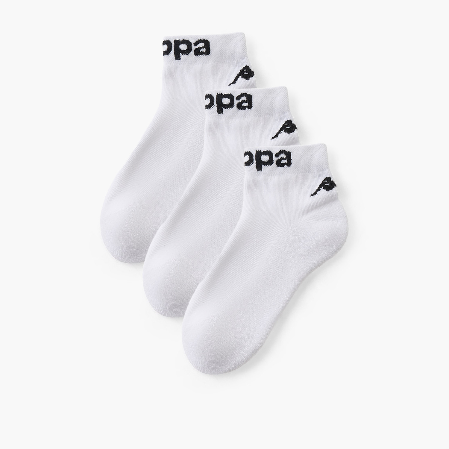 عبوة جوارب قطن 3 أزواج طول الكاحل من كابا-women-socksandstockings-image-1