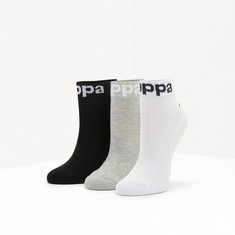 Kappa Ankle Length Sports Socks - Set of 3