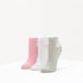 Kappa Print Ankle Length Socks - Set of 3-Women%27s Socks-thumbnailMobile-0