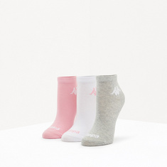 Kappa Print Ankle Length Sports Socks - Set of 3