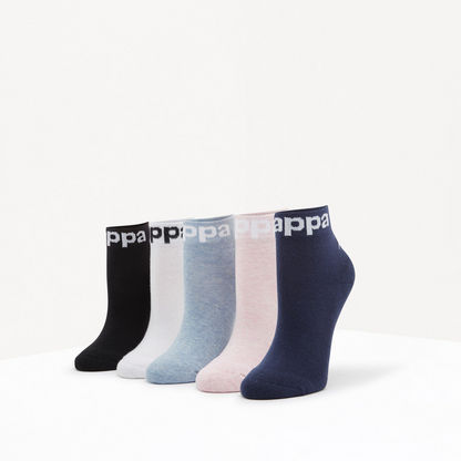 Kappa Ankle Length Socks - Set of 5-Women%27s Socks-image-0