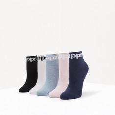 Kappa Ankle Length Sports Socks - Set of 5