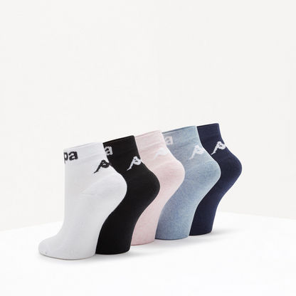 Kappa Ankle Length Socks - Set of 5-Women%27s Socks-image-1