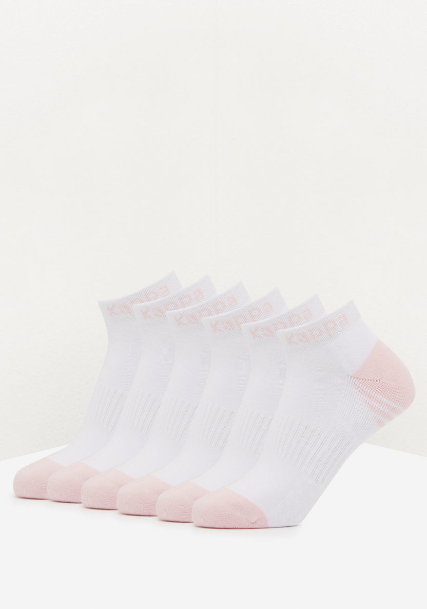 Kappa Ankle Length Sports Socks - Set of 6-Women%27s Socks-image-0