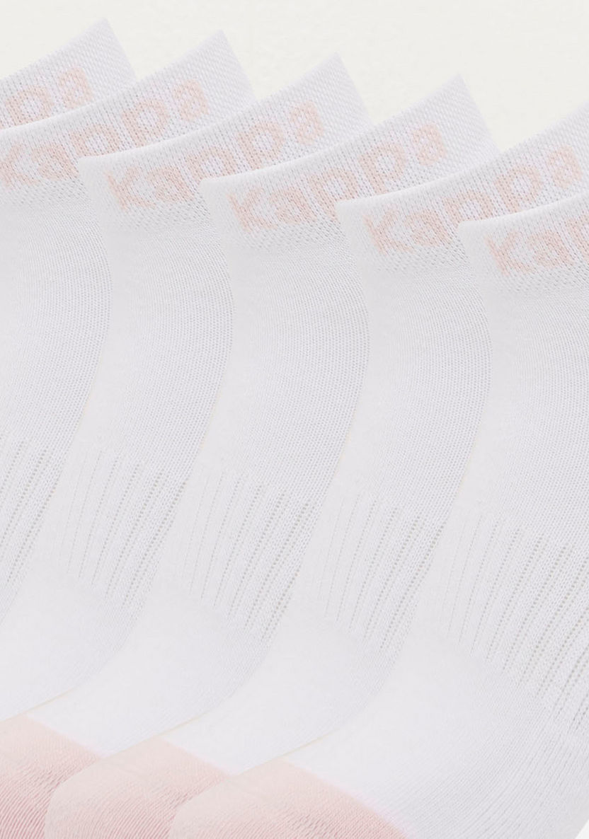 Kappa Ankle Length Sports Socks - Set of 6-Women%27s Socks-image-1