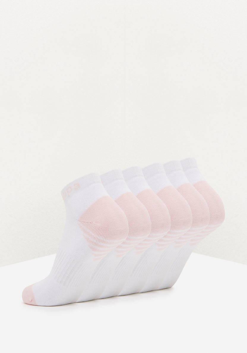 Kappa Ankle Length Sports Socks - Set of 6-Women%27s Socks-image-2